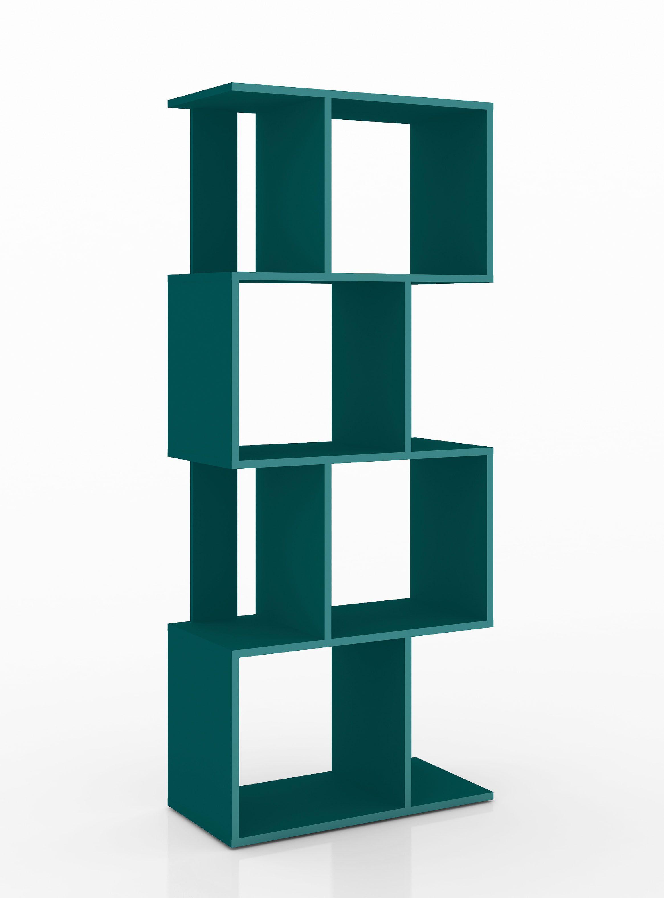 Estante Multifuncional Turquesa Horizontal-Vertical-3