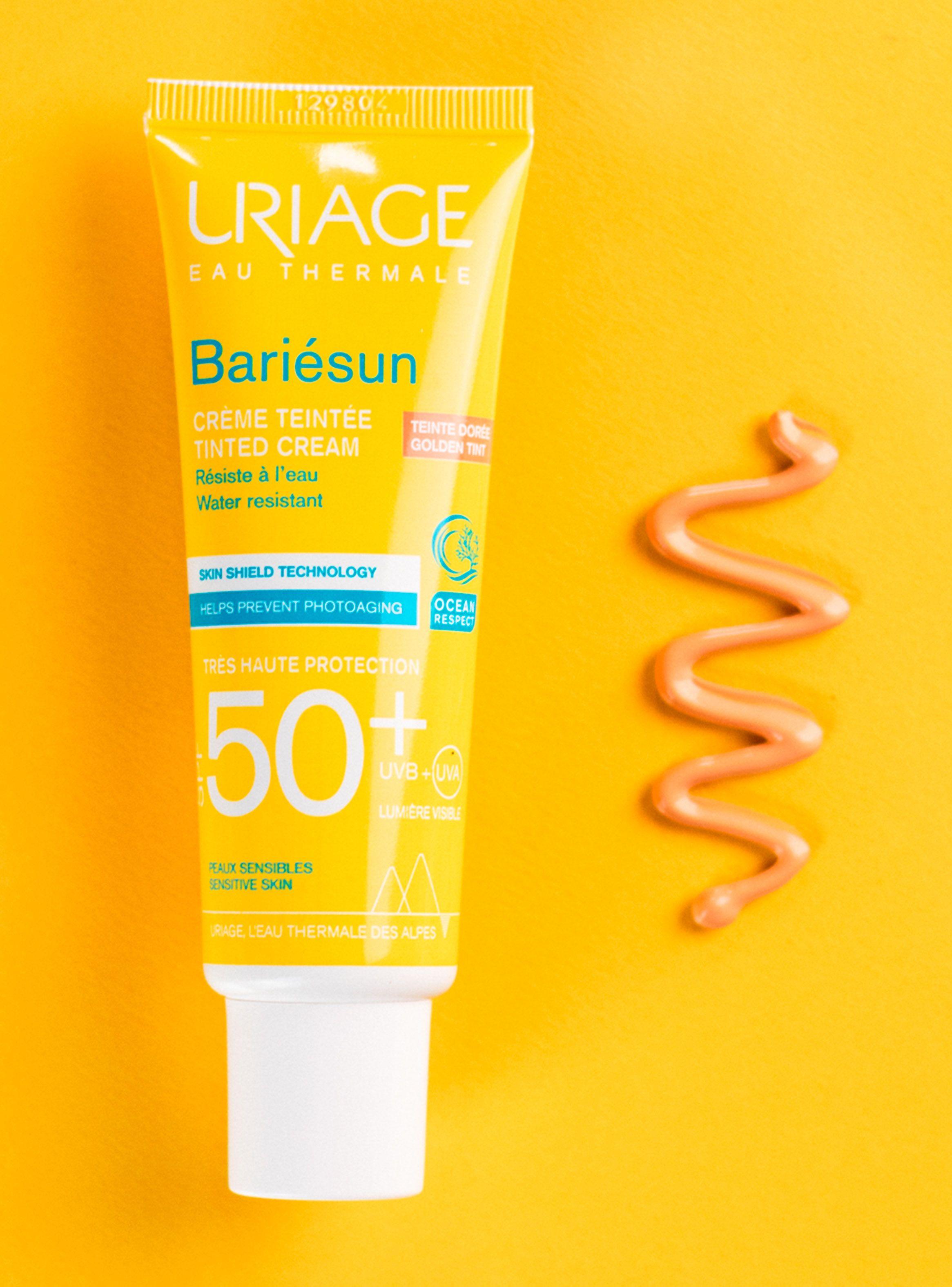 Protector Solar Bariésun Crema Color Dorado SPF50+ 50ml Uriage-2