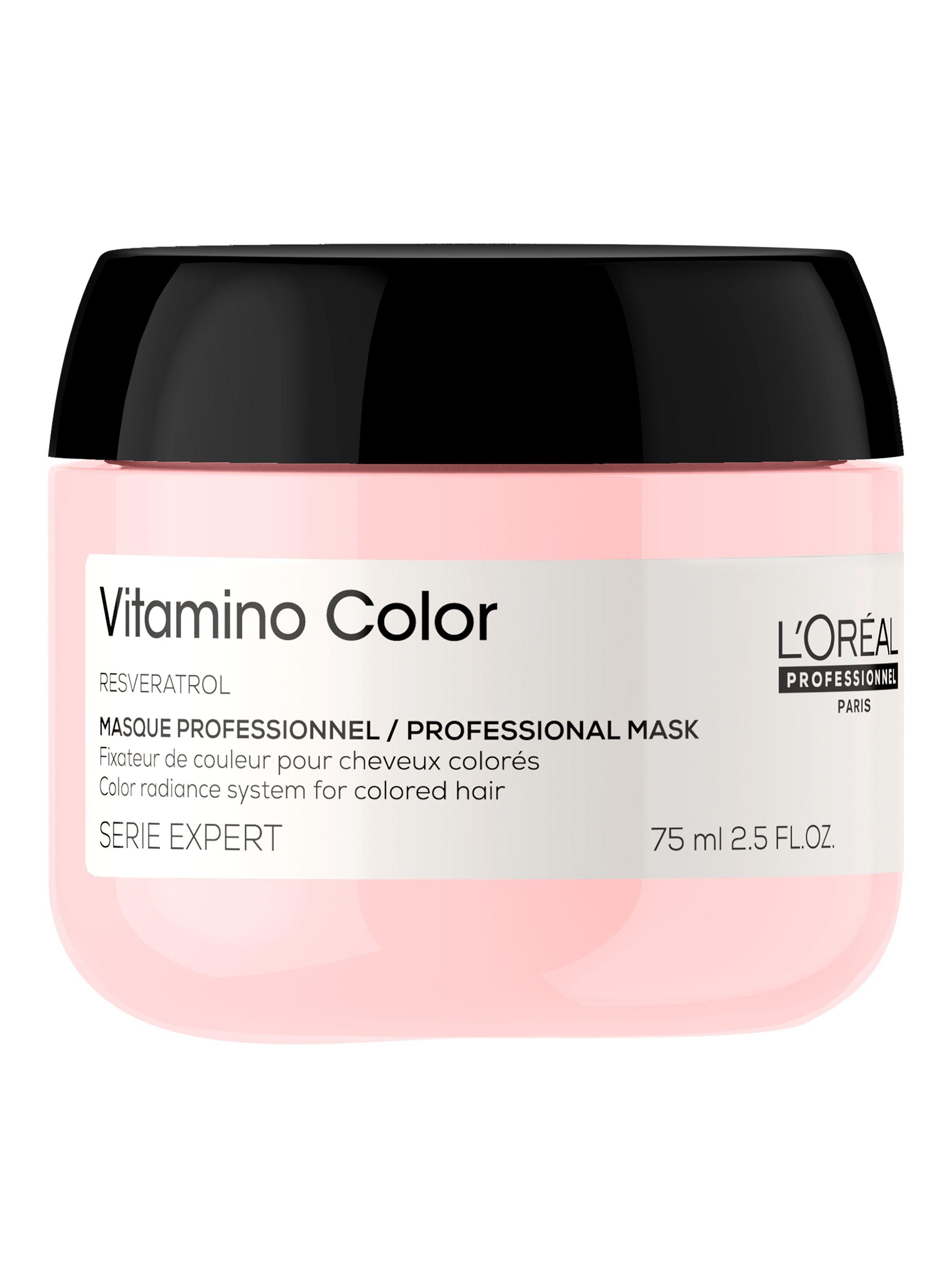 Set Cuidado del Color Cabello Teñido Vitamino Color Shampoo 300ml + Máscara 75ml + Aceite 10 en 1 Absolut Repair 30ml Serie Expert-2