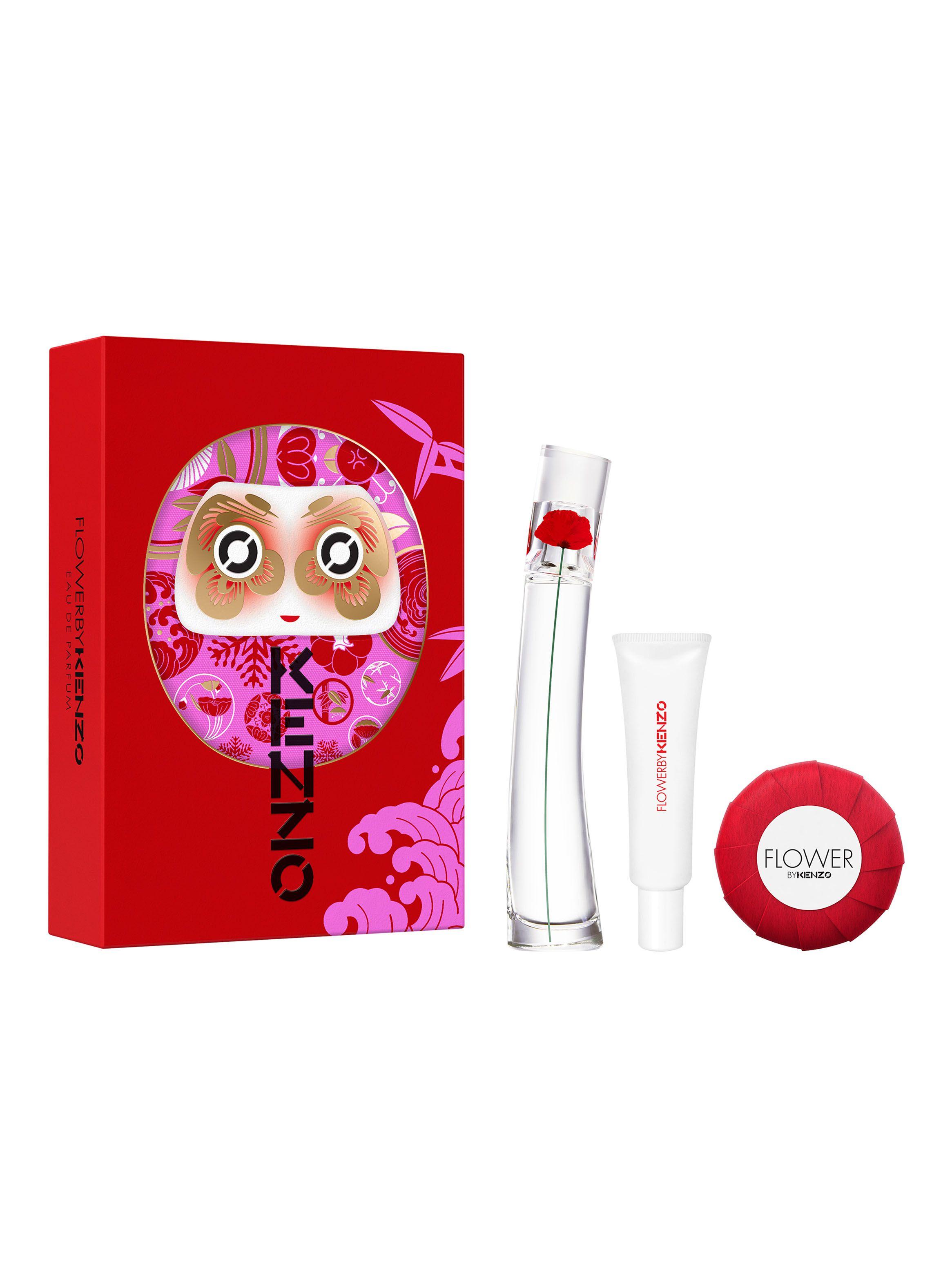 Set Perfume Flower By Kenzo EDP Mujer 50 ml + Jabón + Crema de Manos 20ml-0