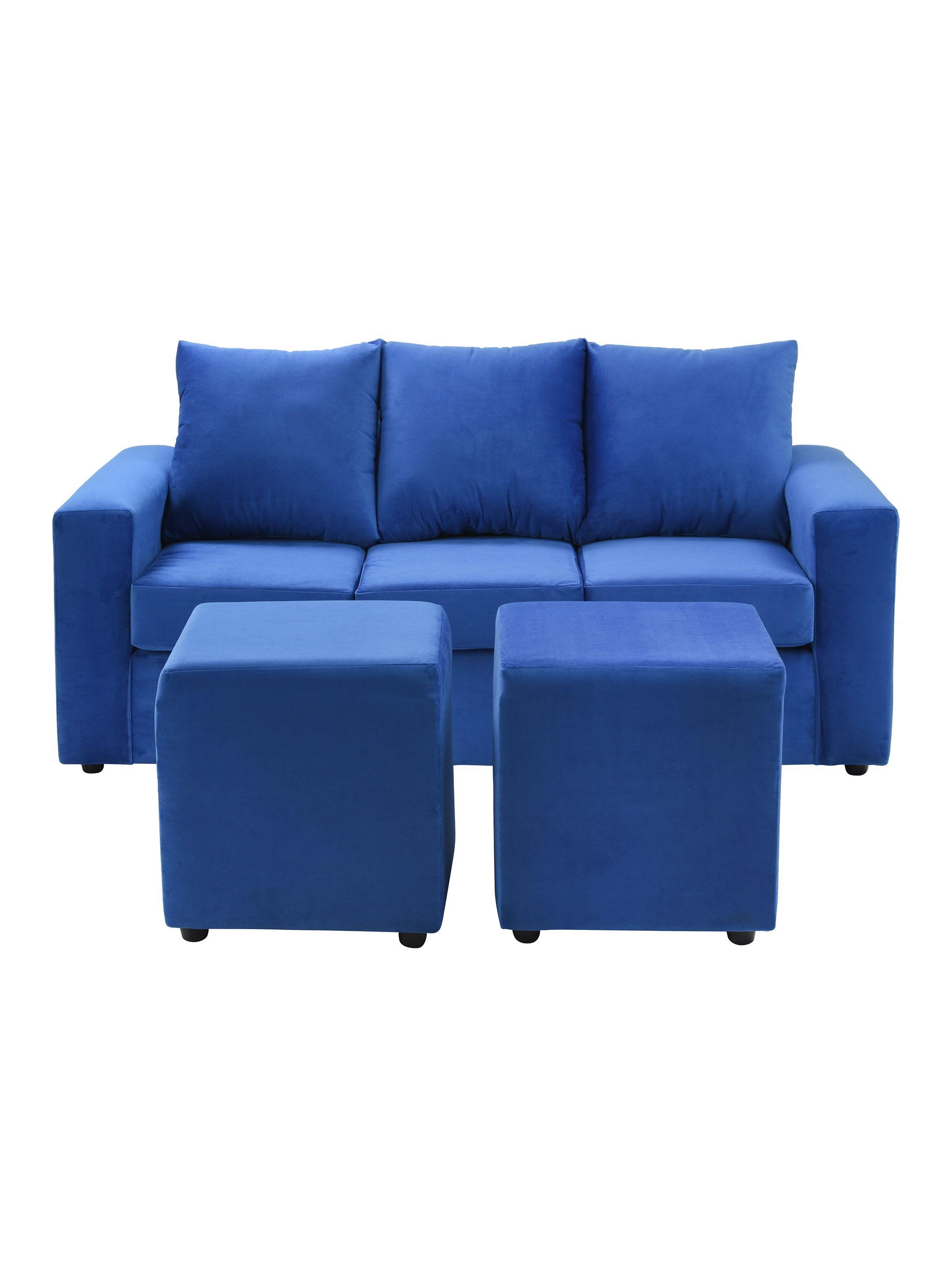 Sofá Kendy 3C + 2 Poufs-0