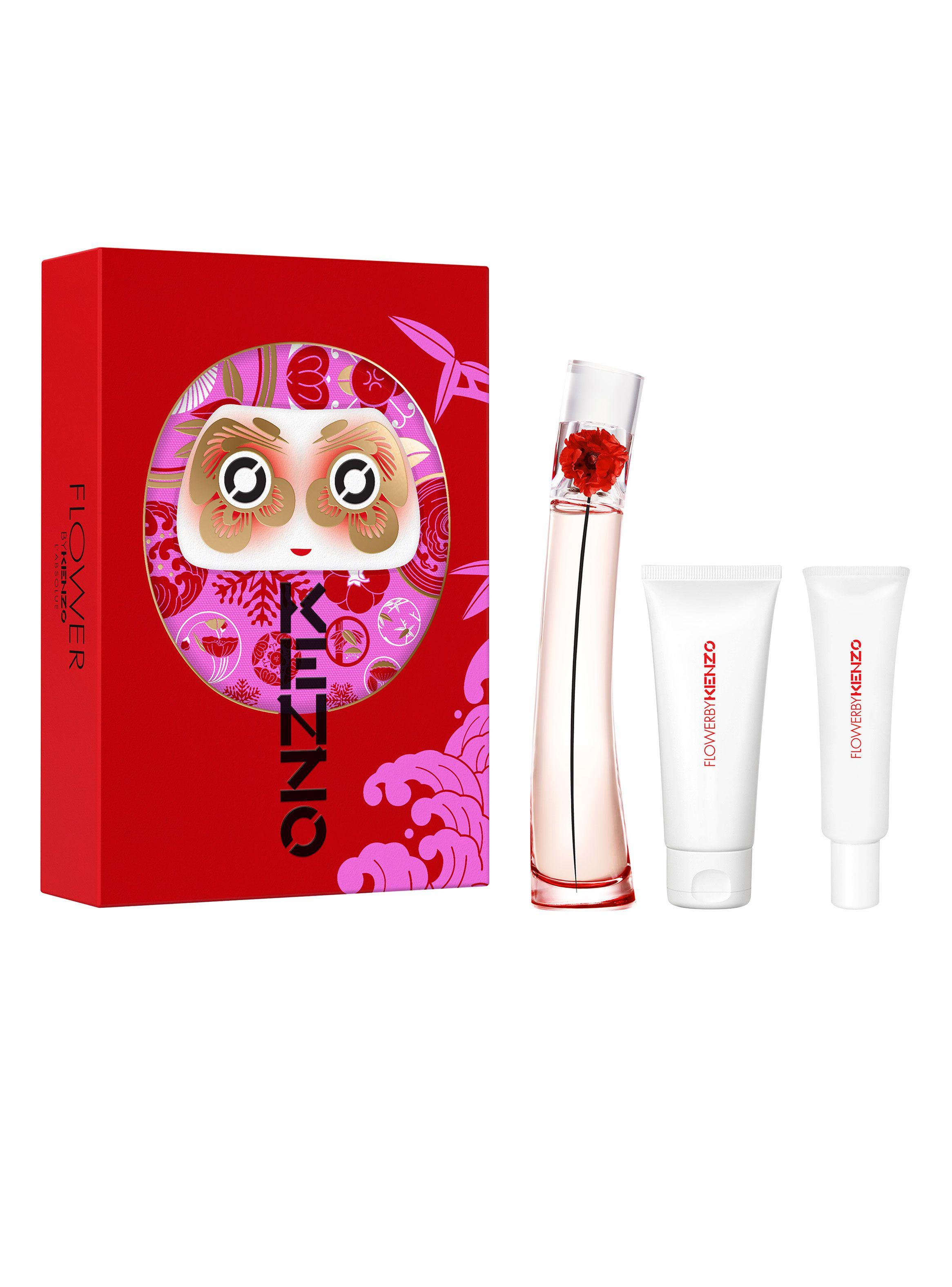 Set Perfume Flower By Kenzo L´Absolue EDP Mujer 50ml+Crema de Manos + Aceite-1