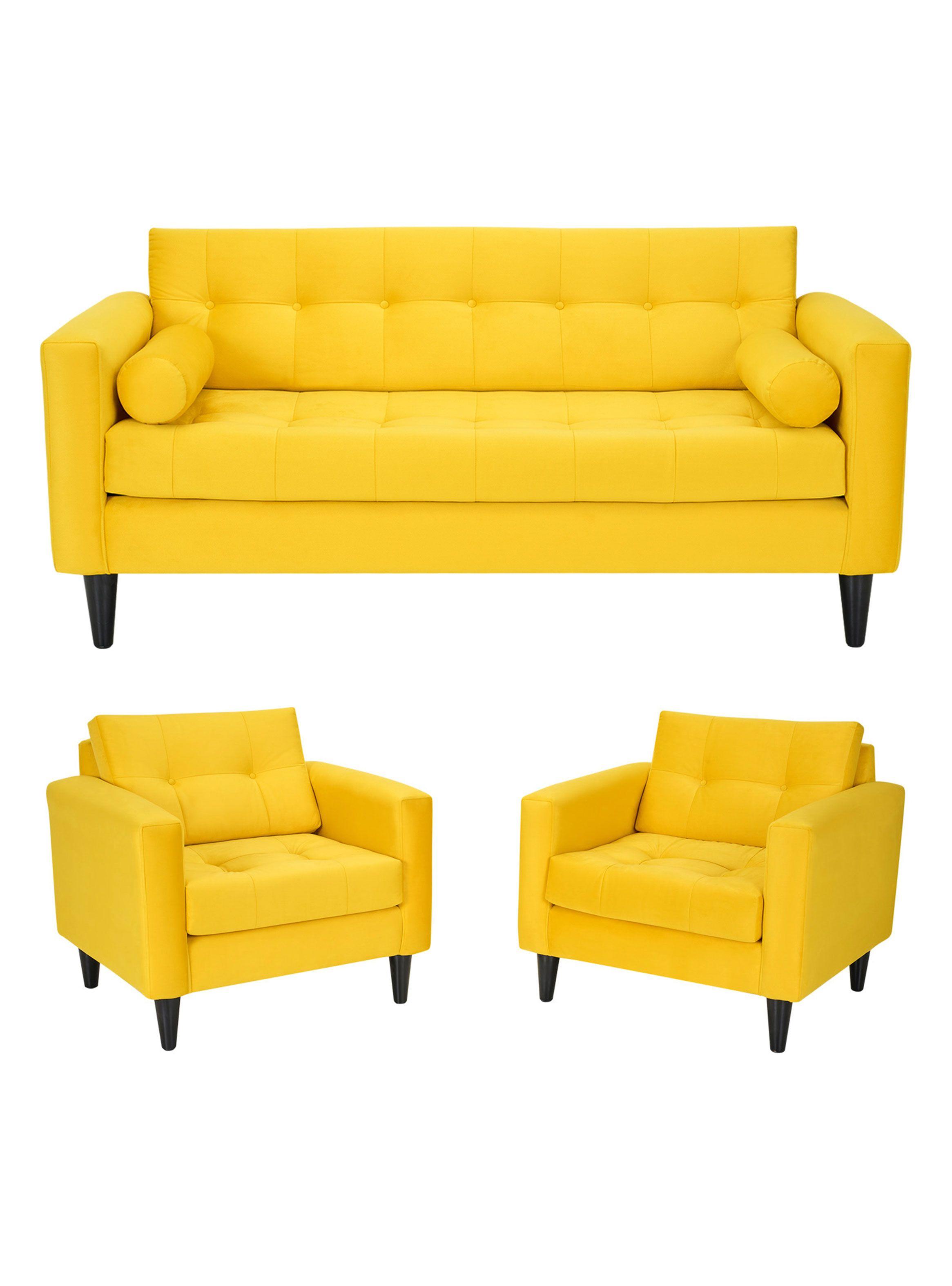 Juego Retro 3C + 2 Sillones Felpa-0