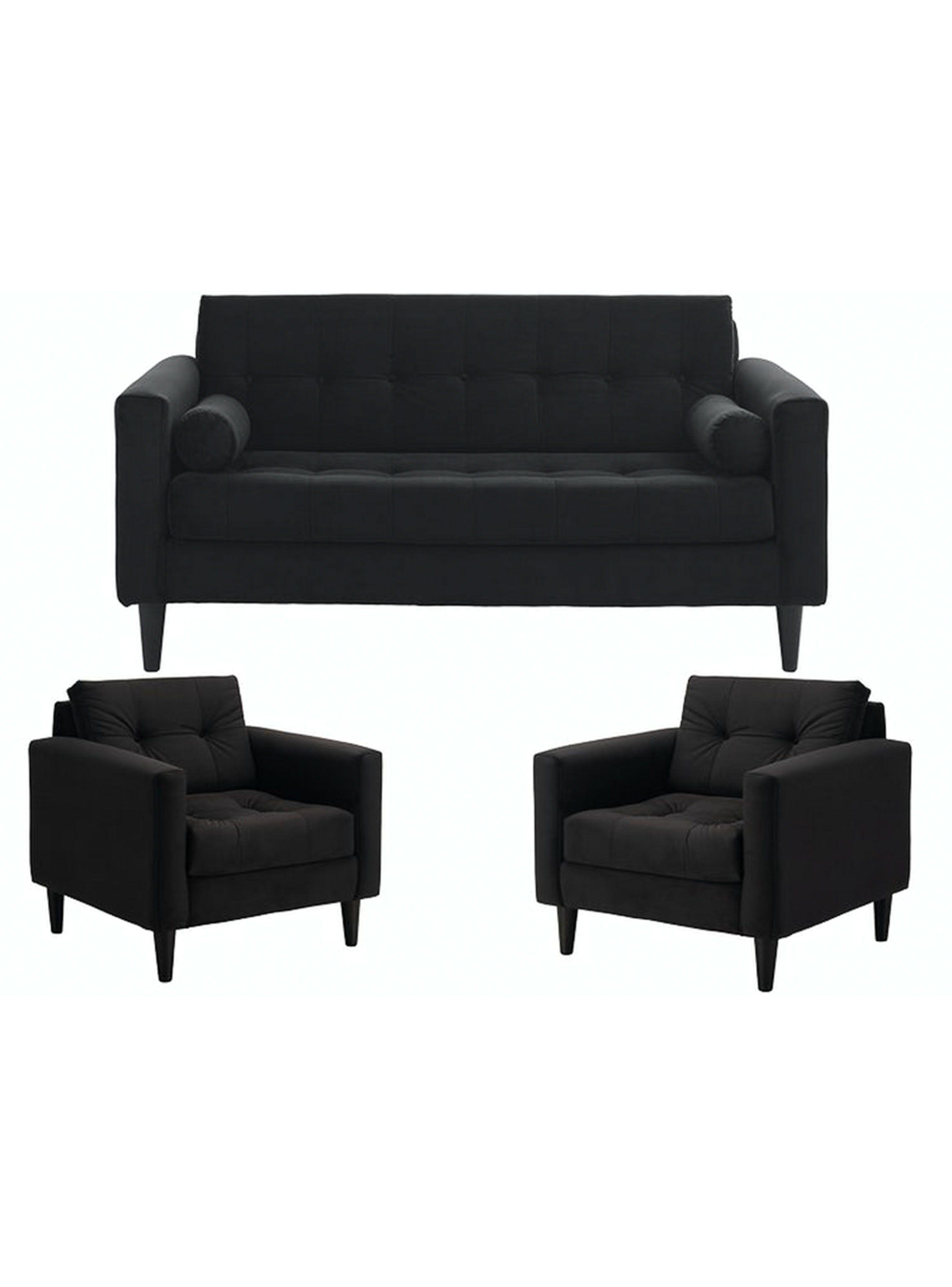 Juego Retro 3C + 2 Sillones Felpa-0