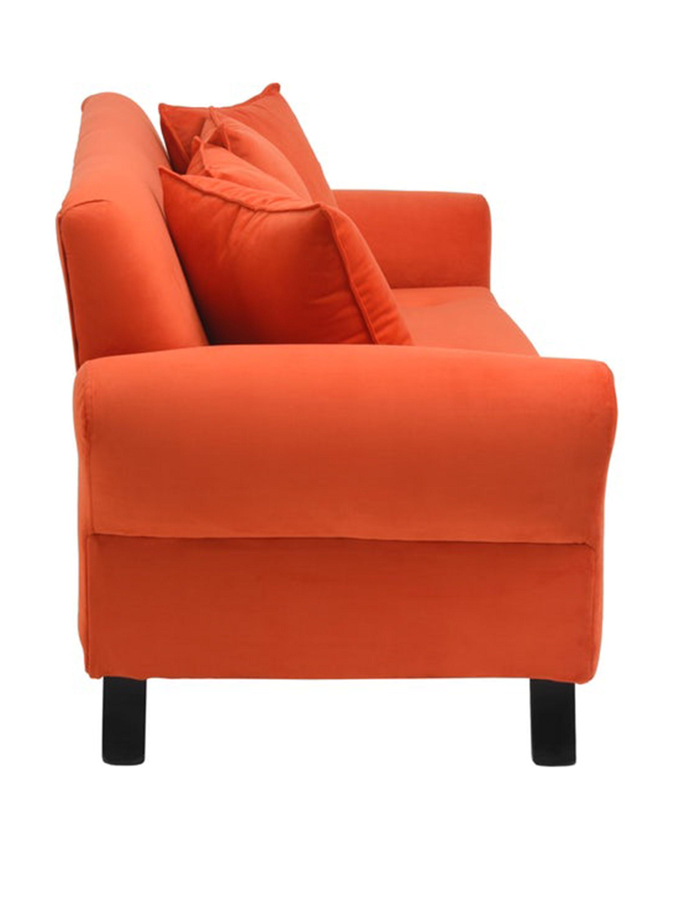 Sofá Lua 3C + 2 Poufs Felpa-2