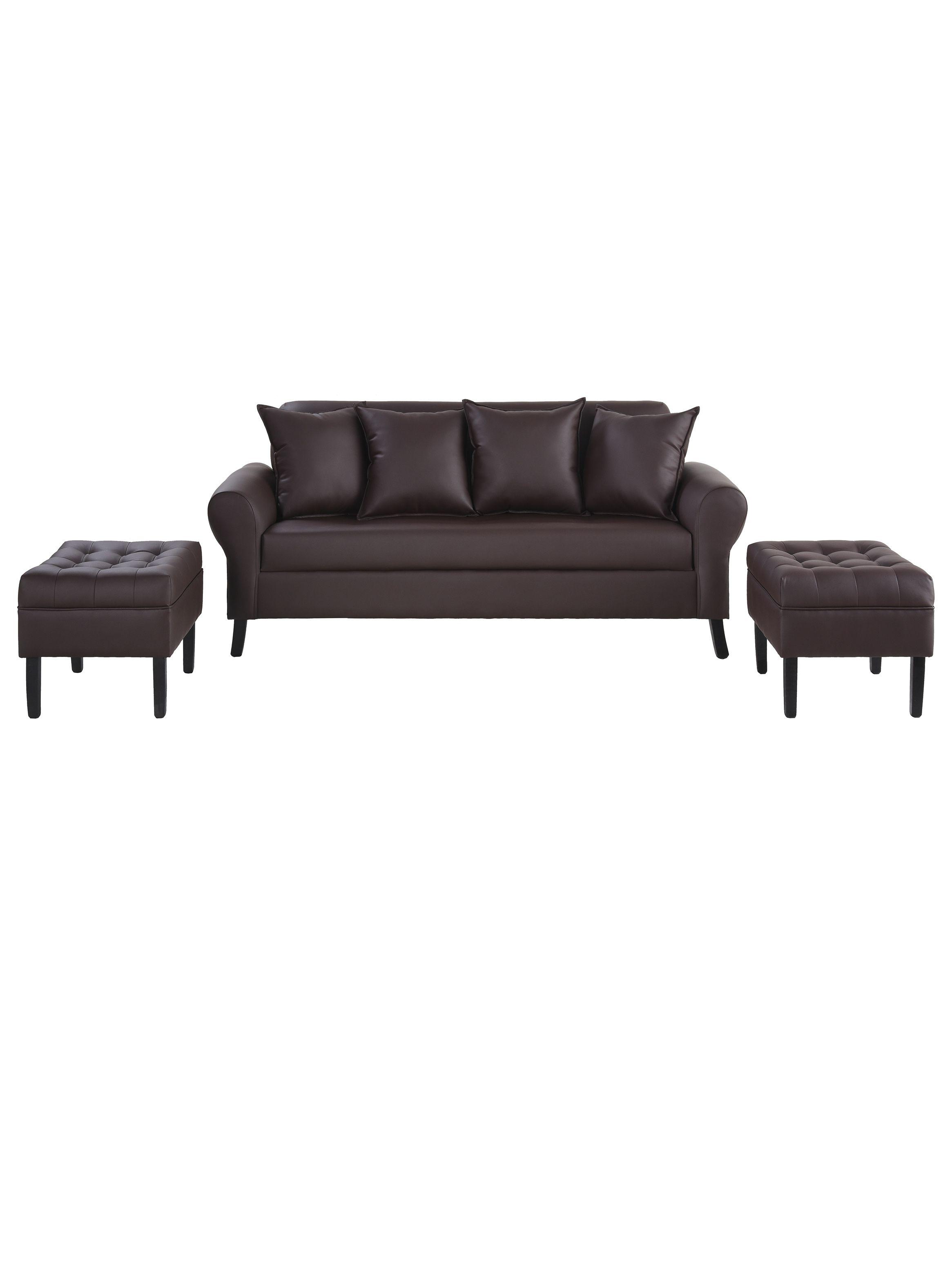 Juego de Living Lua Sofá 3C + 2 Poufs Bodevir-1