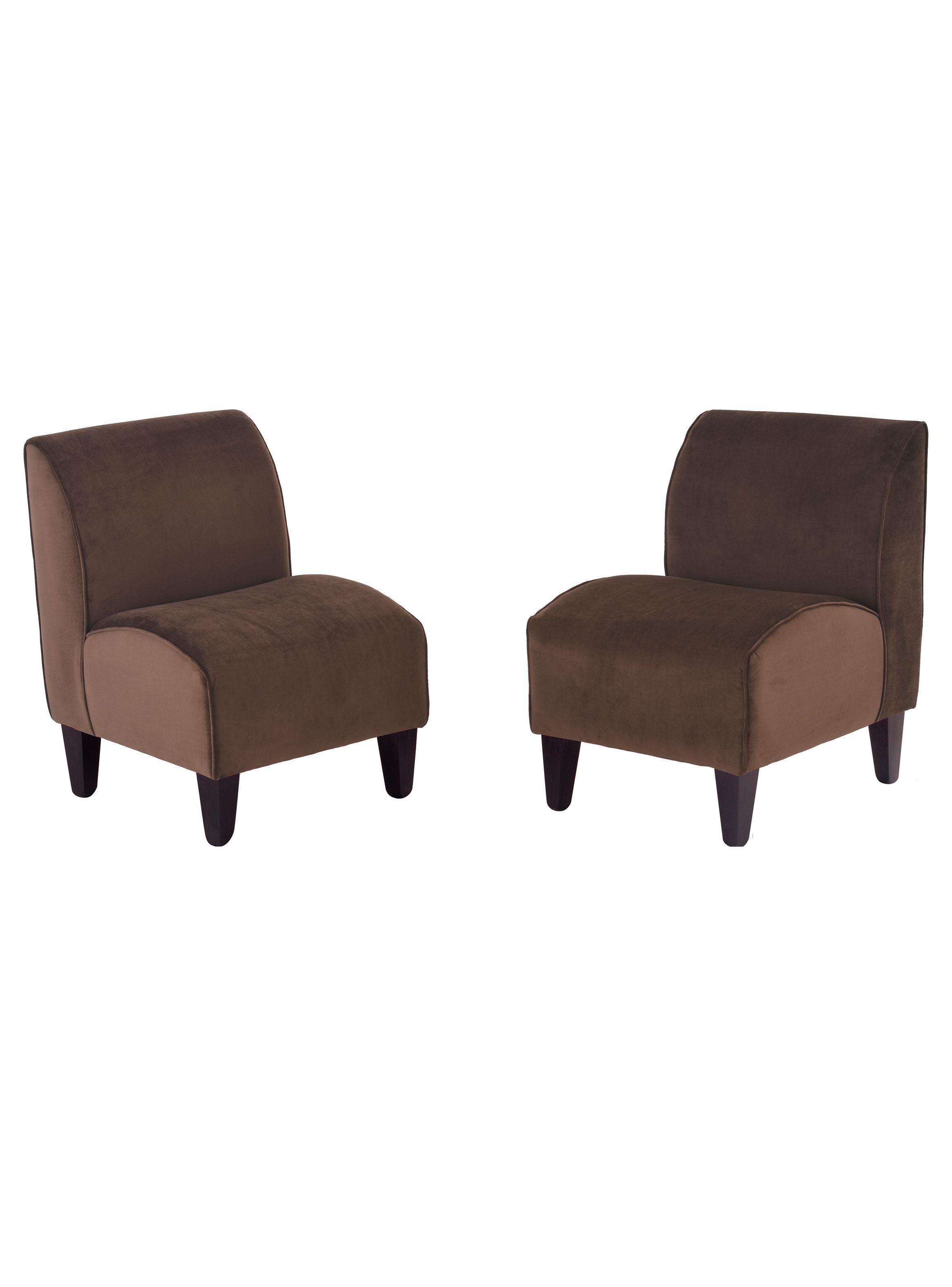 Set 2 Poltronas Felpa-0