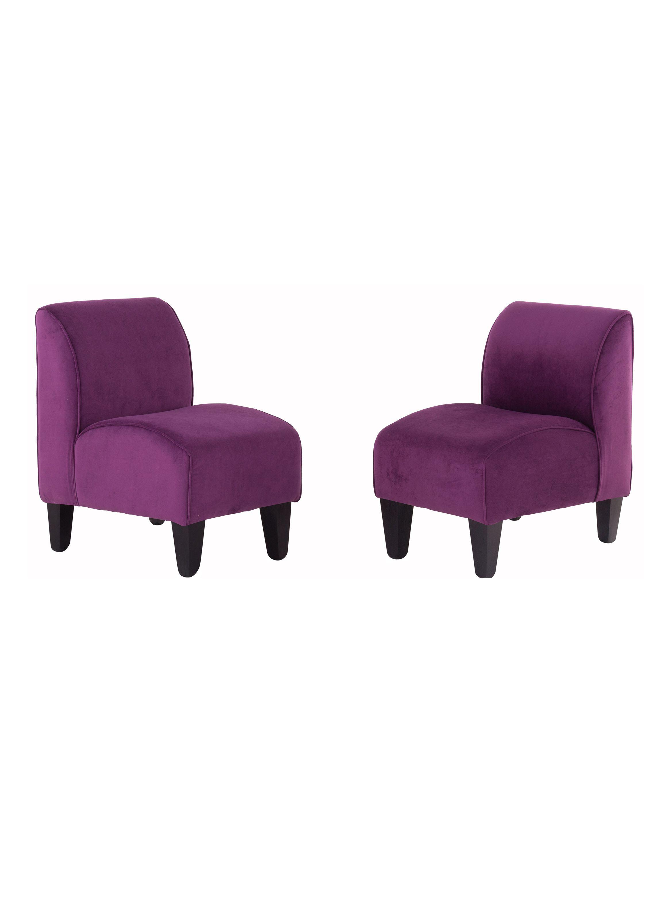 Set 2 Poltronas Felpa-0