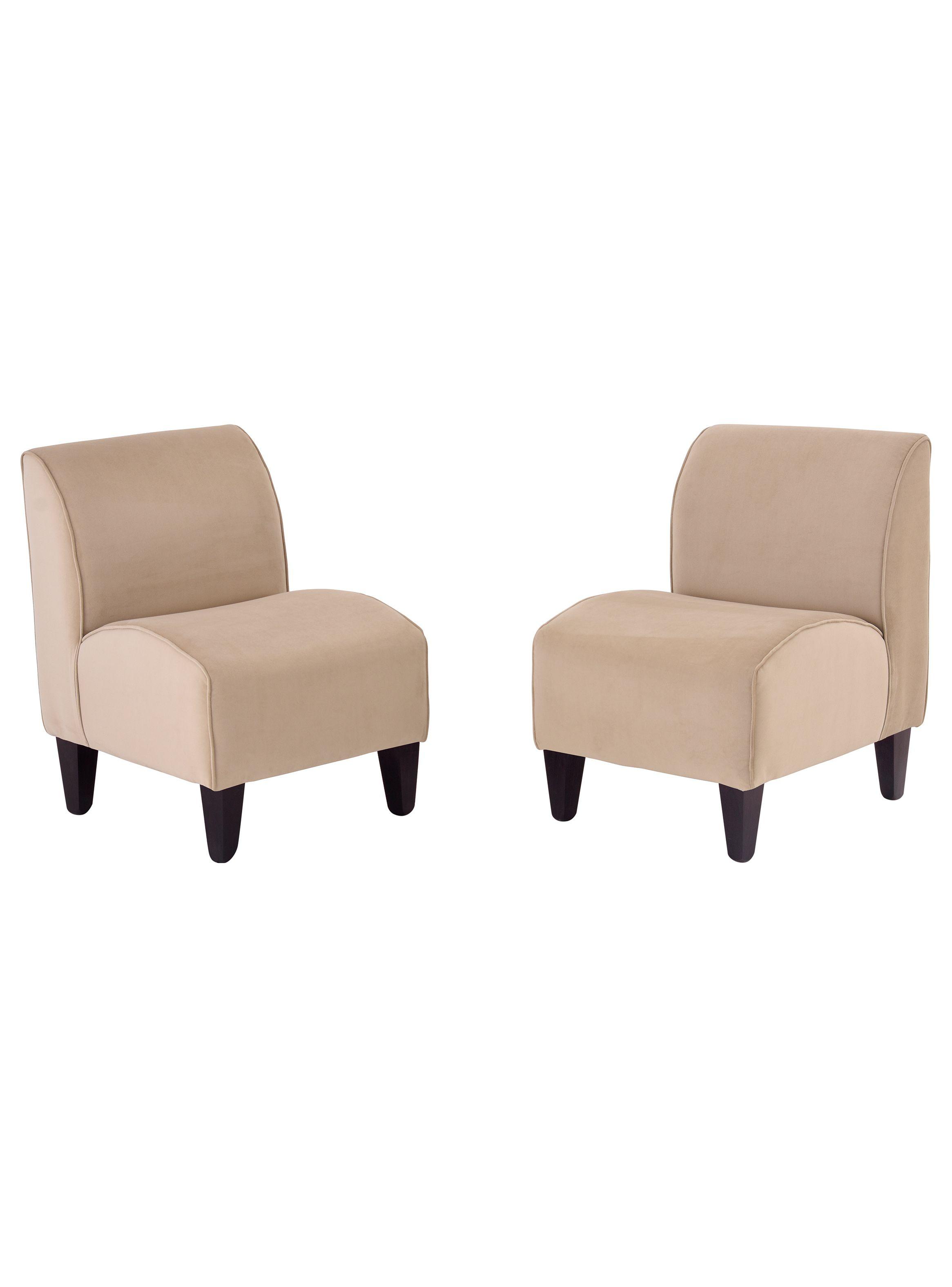 Set 2 Poltronas Felpa-0