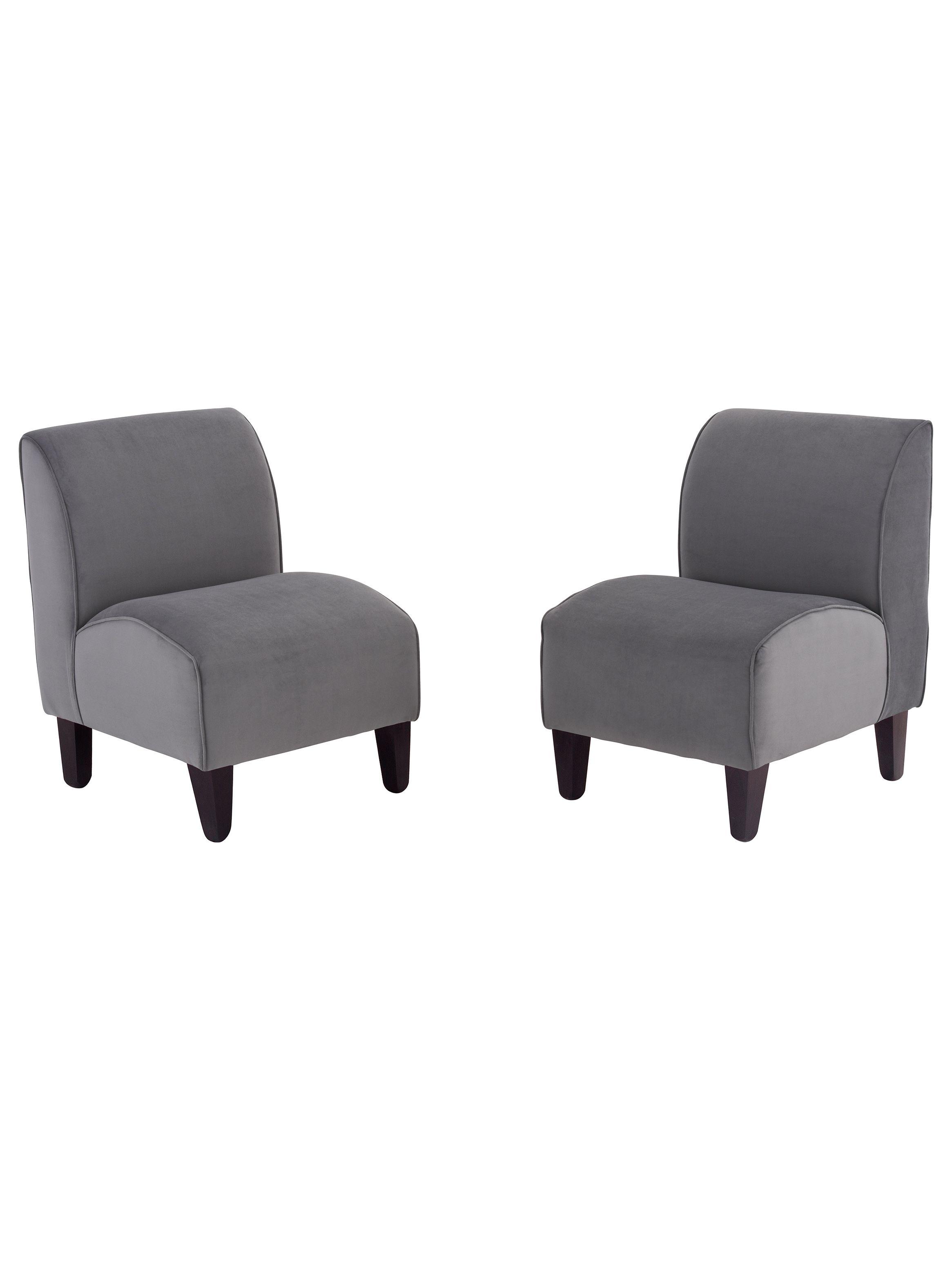 Set 2 Poltronas Felpa-0