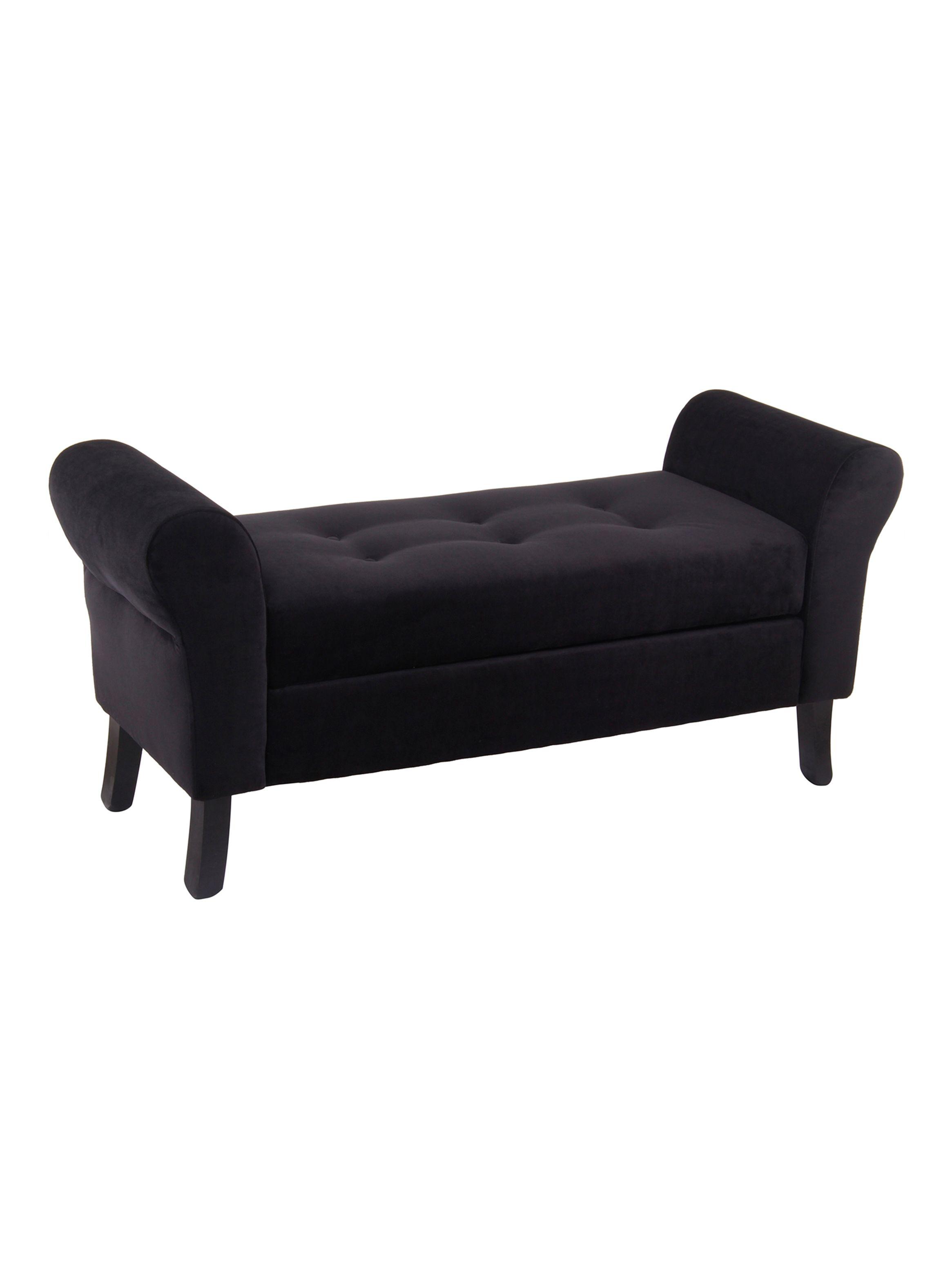 Banqueta Baúl Lua Felpa-2