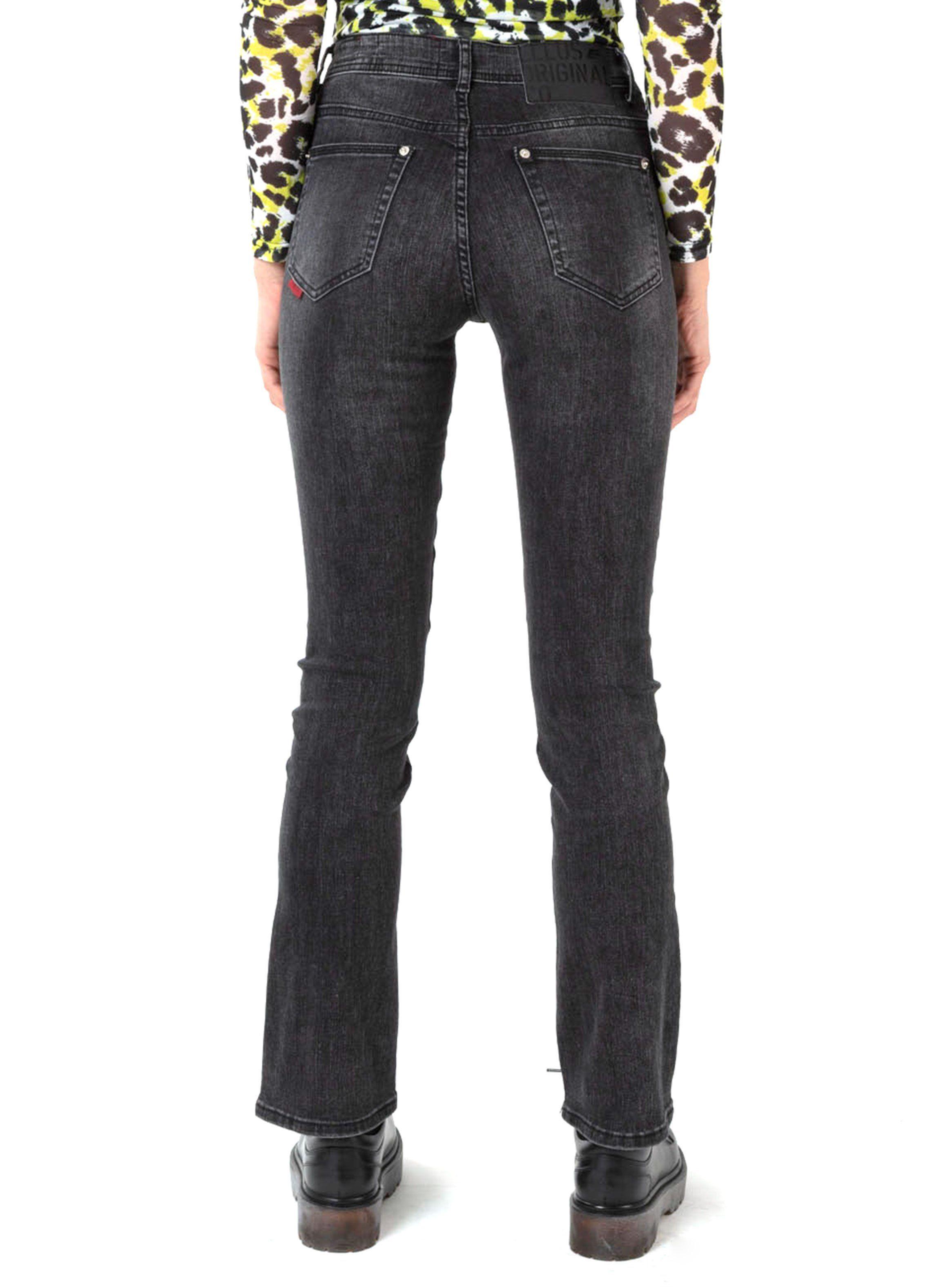 Jeans Jess Tiro Medio Full Proceso Dark Gray-1