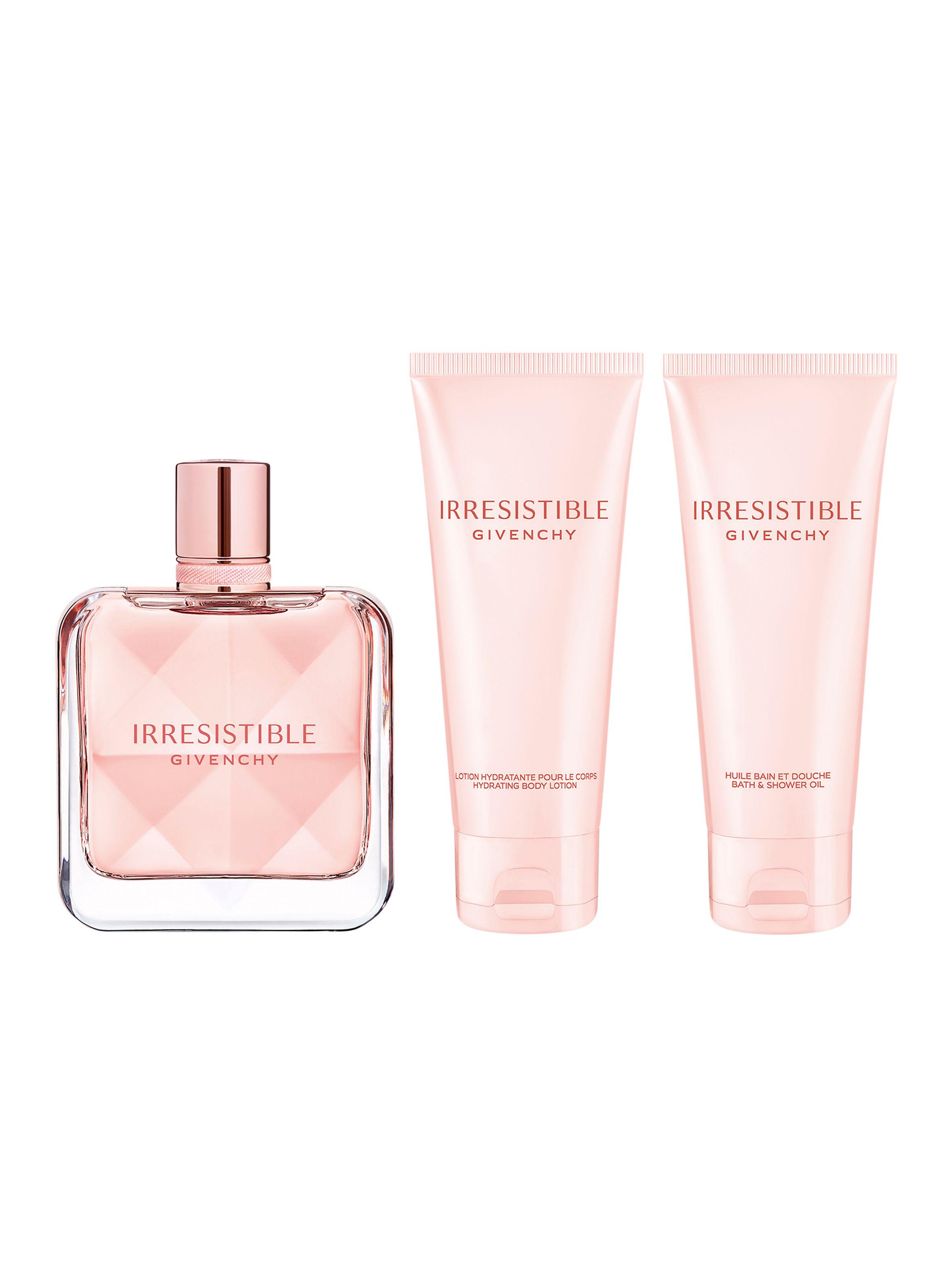 Set Perfume Givenchy Irresistible EDP Mujer 80 ml + Crema Corporal 75 ml + Aceite de Ducha 75 ml-0