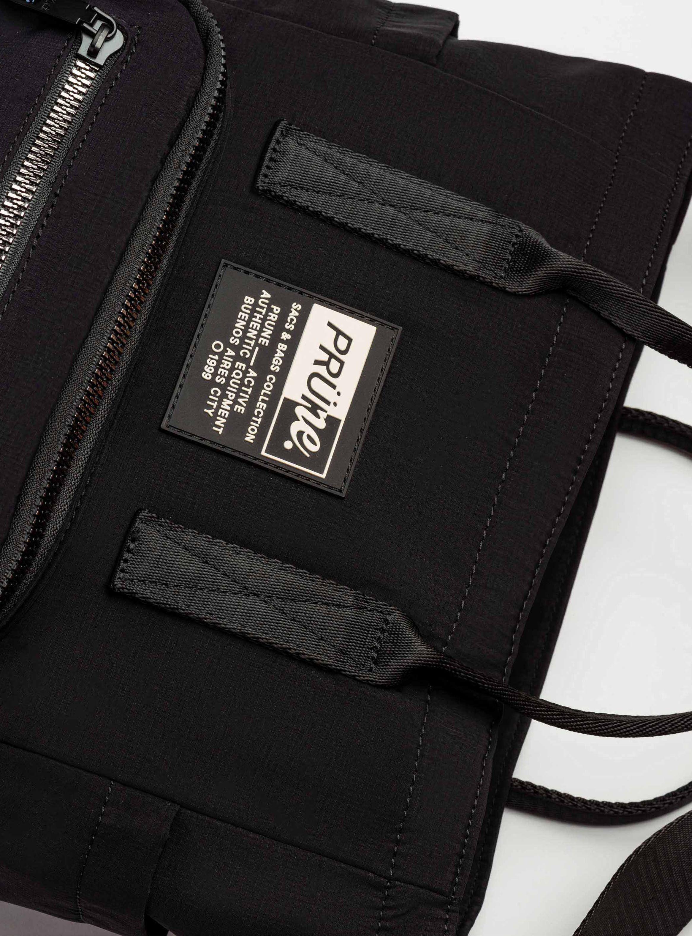 Bolso al Hombro Forest en Nylon Negro-2