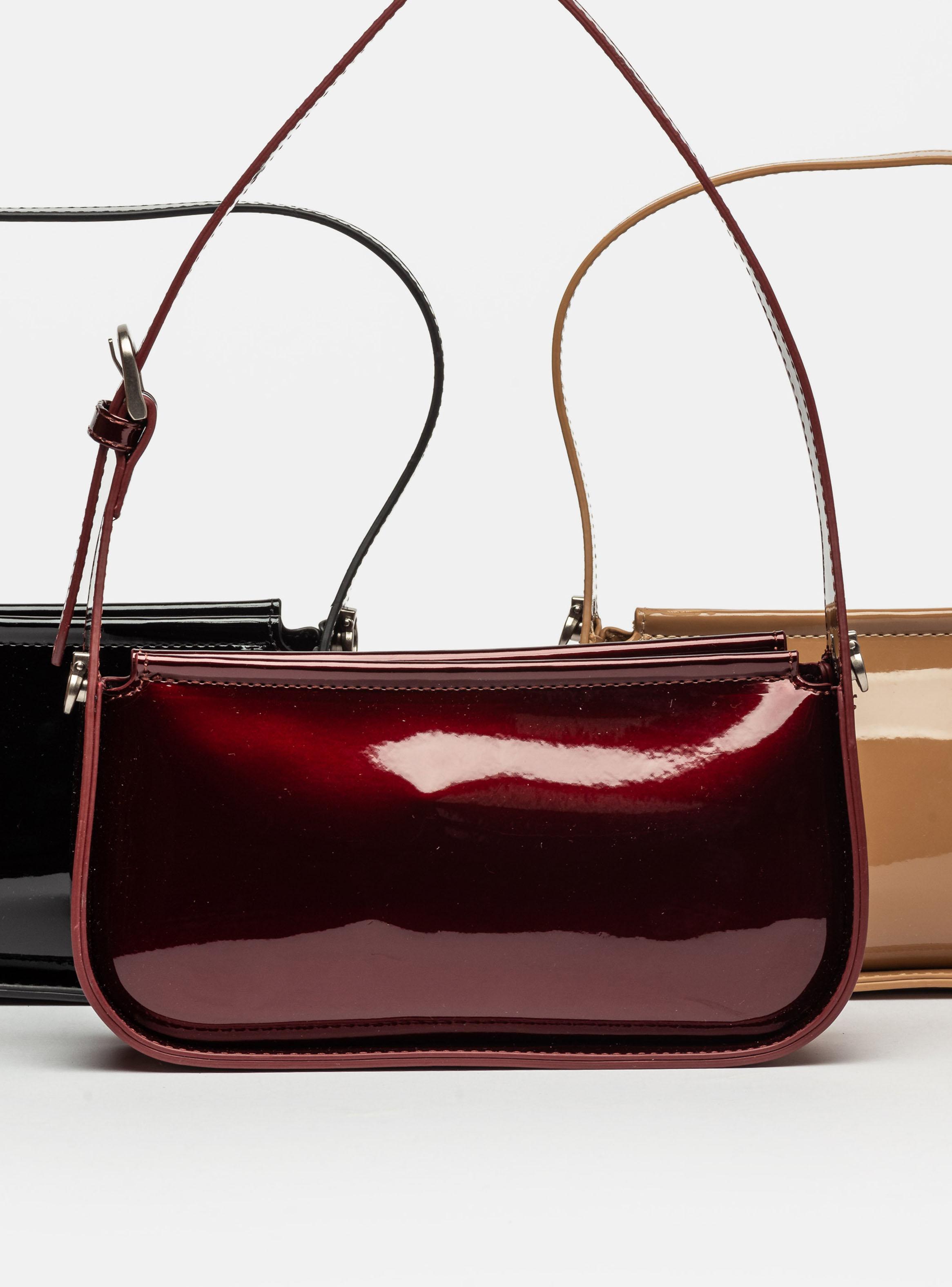 Cartera al Hombro Leaf Rojo-2
