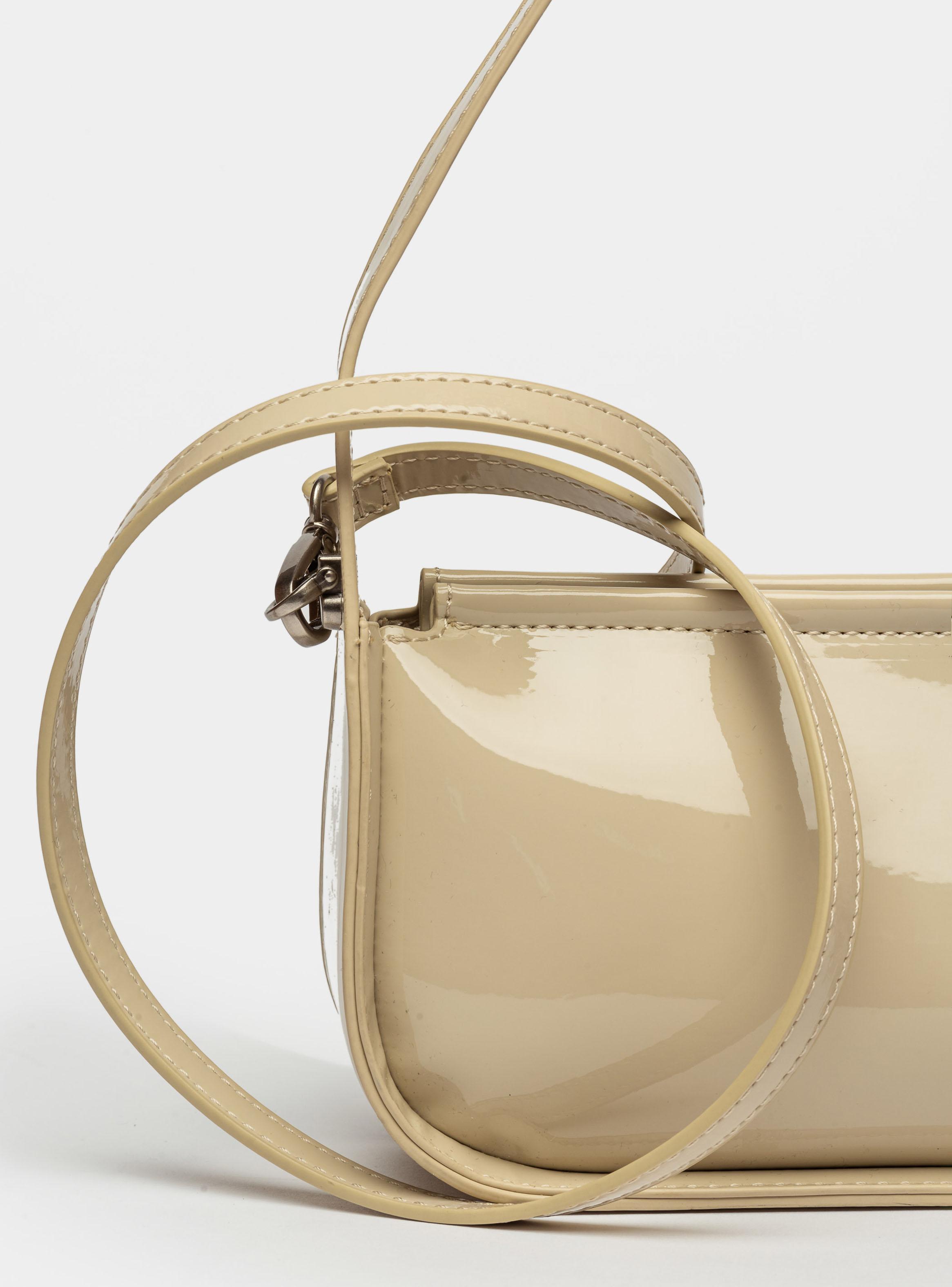Cartera al Hombro Leaf Blanco-3