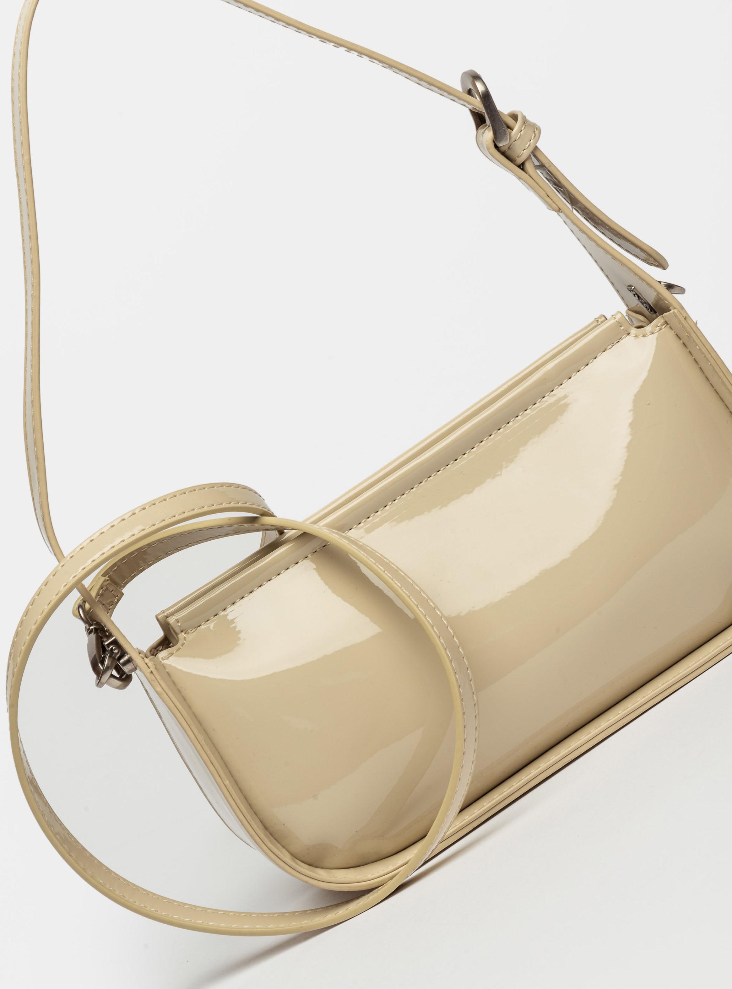 Cartera al Hombro Leaf Blanco-2