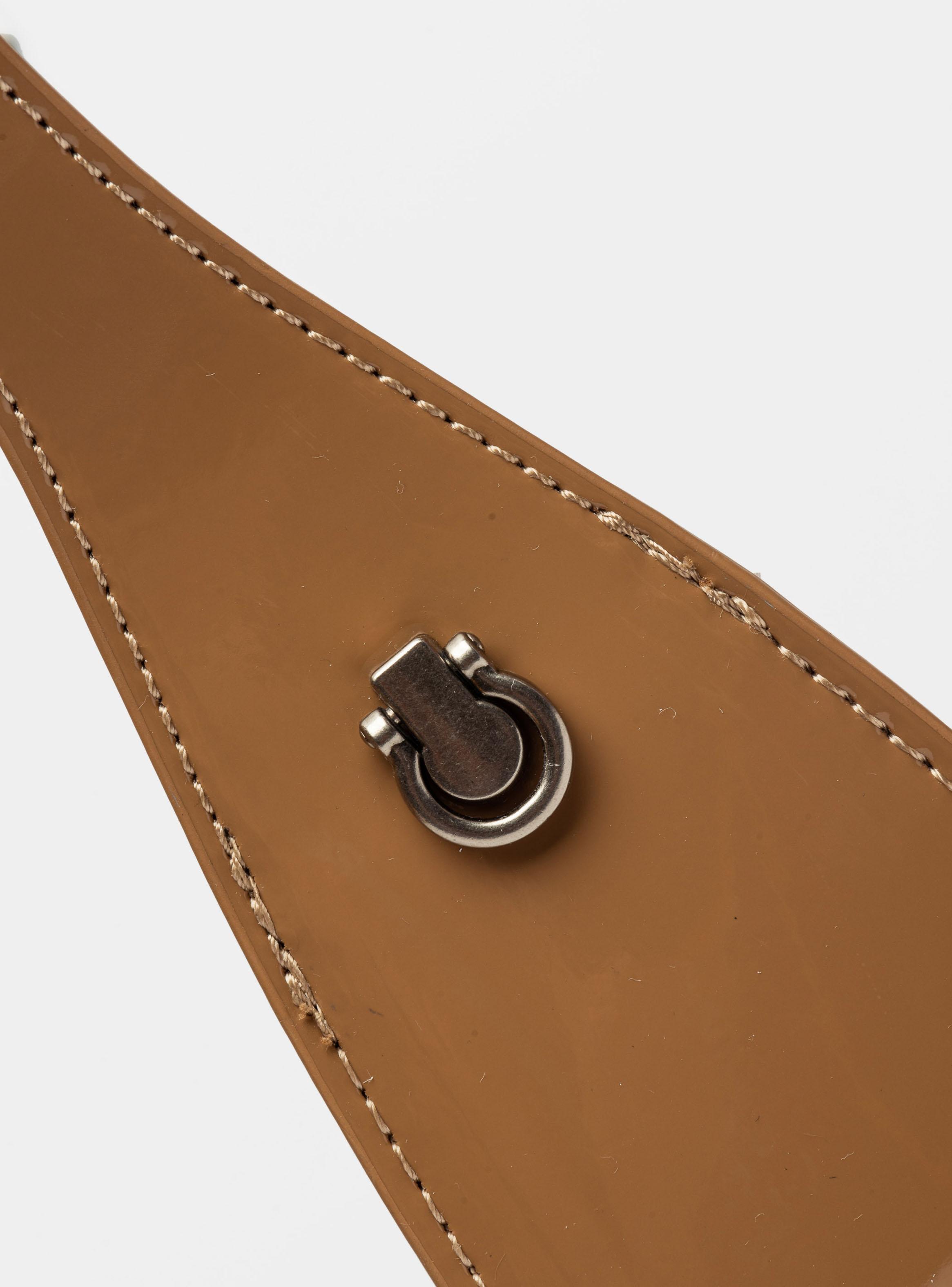 Cartera al Hombro Leaf Beige-2
