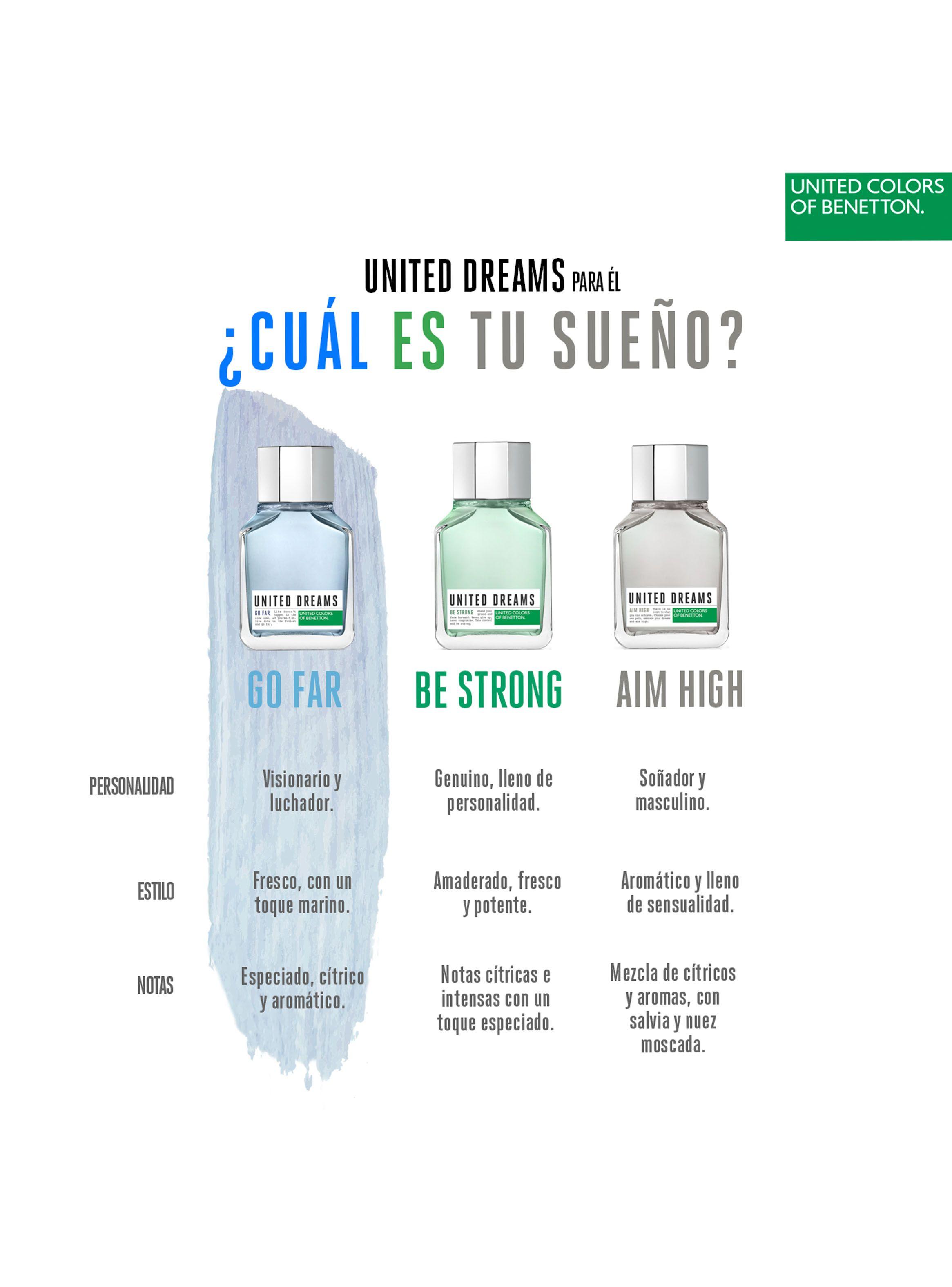 Perfume Benetton United Dreams Go Far Hombre EDT 200 ml-2