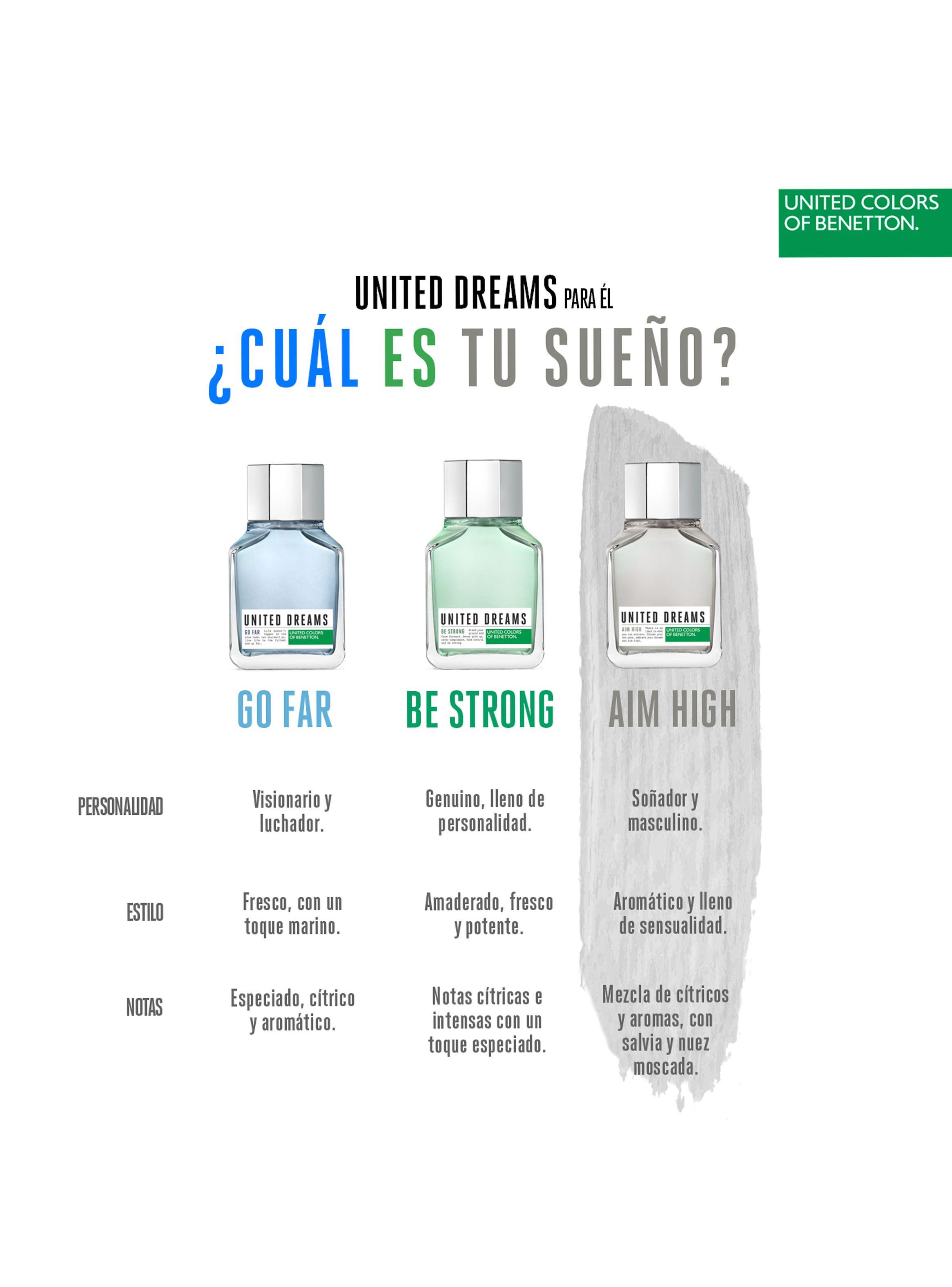 Perfume Benetton United Dreams Aim High Hombre EDT 200 ml-3