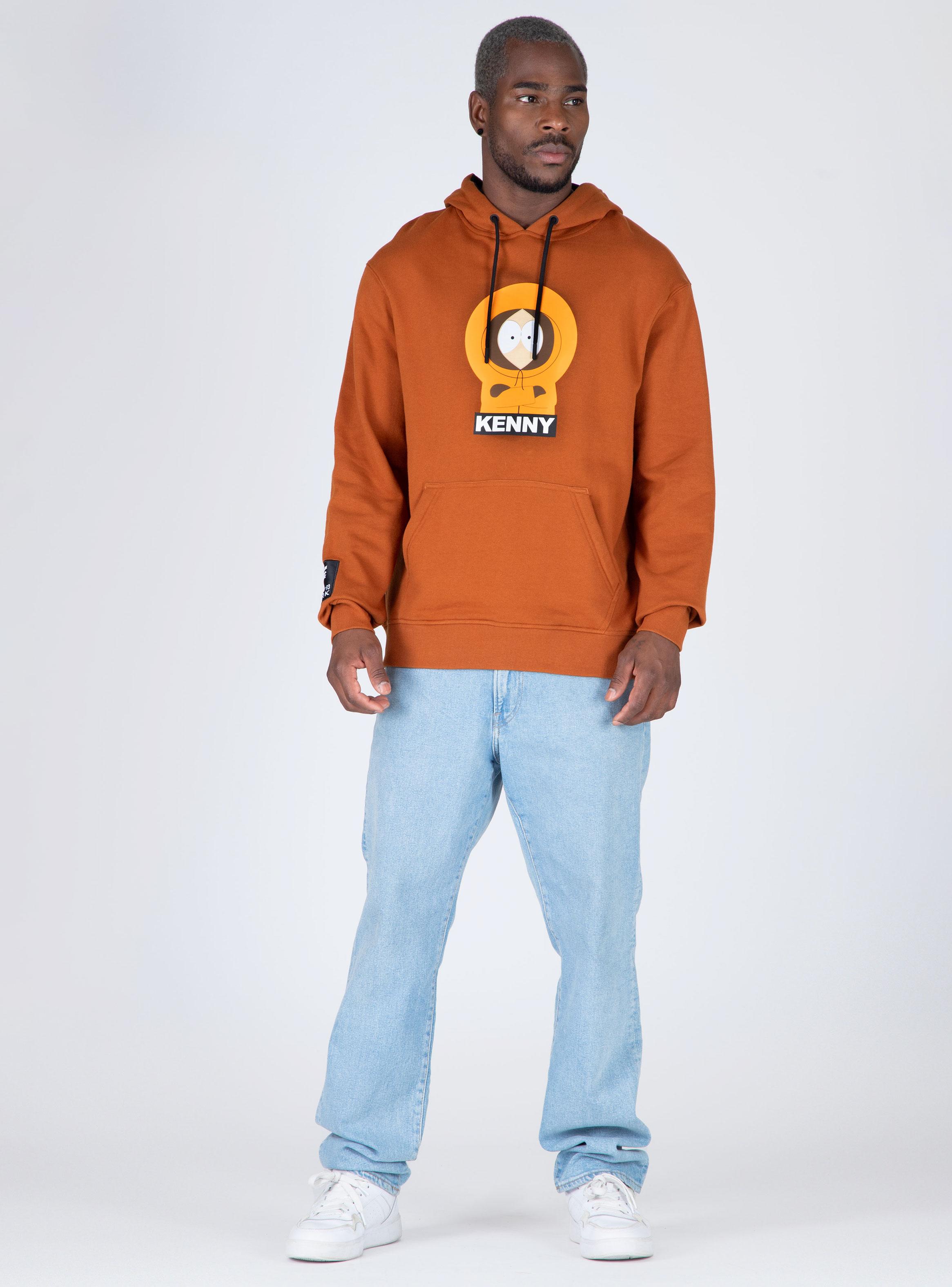 Polerón Hood Kn Orange Icon-3