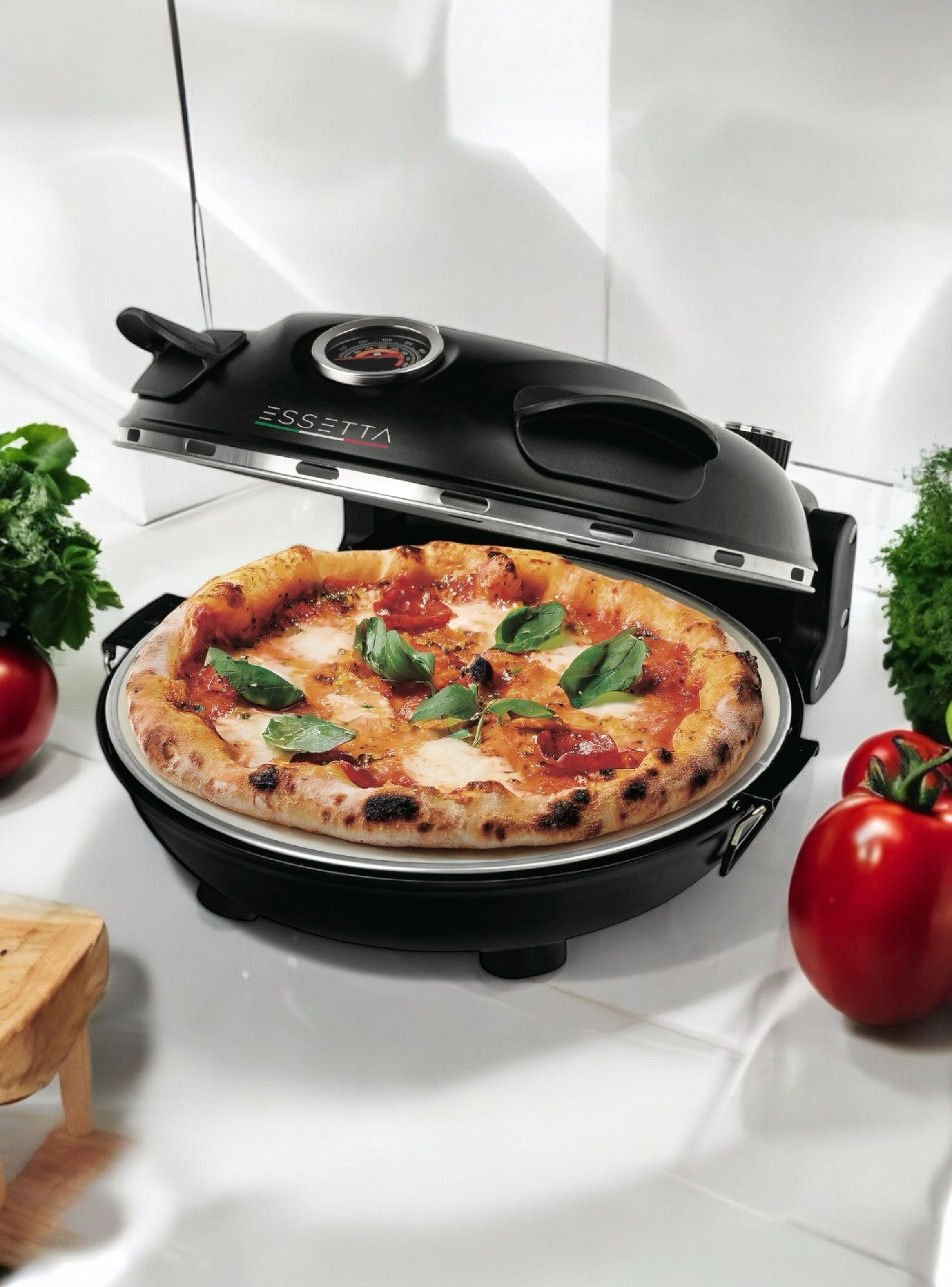Horno Eléctrico para Pizza 1400W con Visor EK-001-5