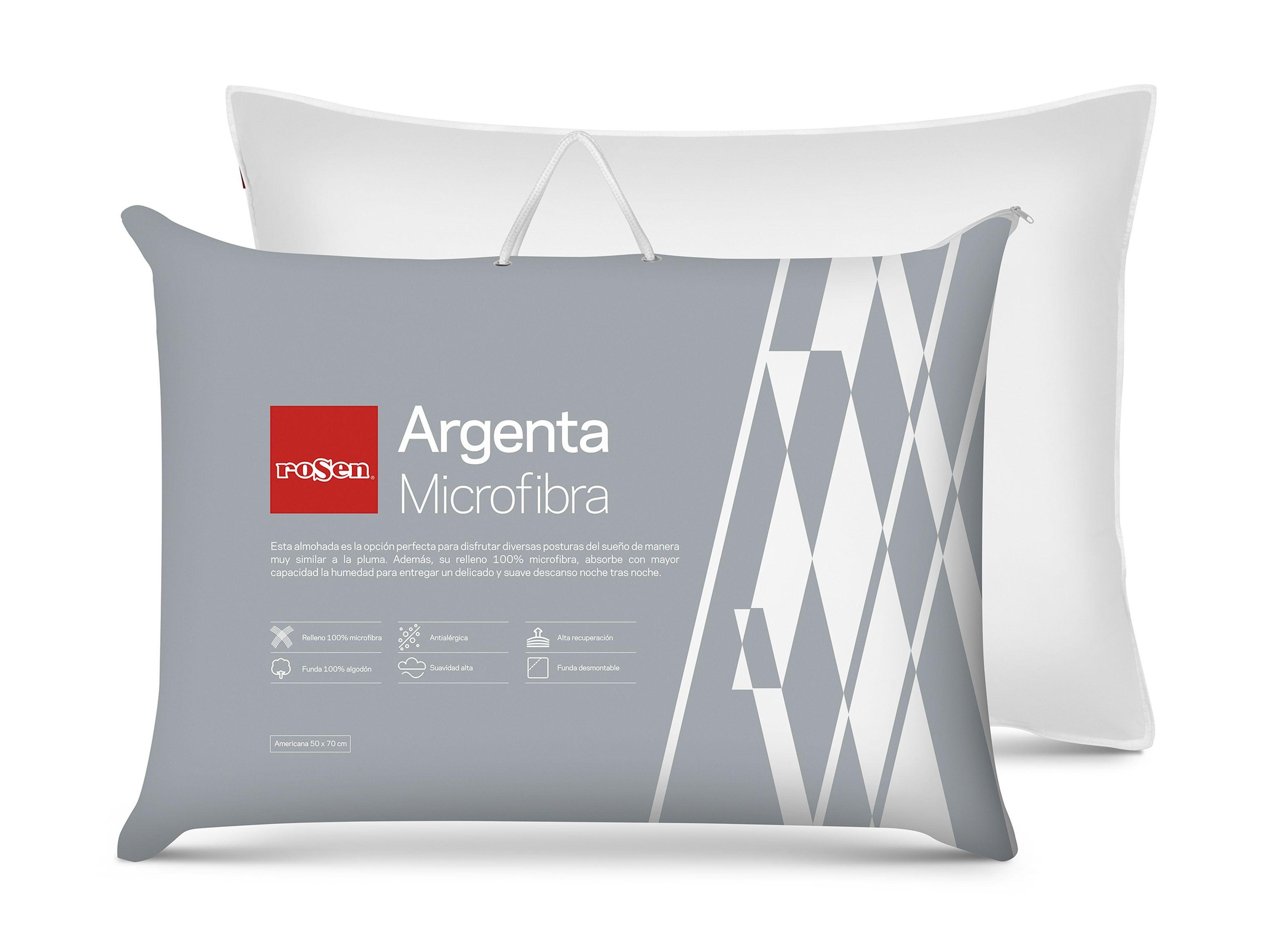 Almohada Microfibra Argenta Americana 50 x 70 cm-1
