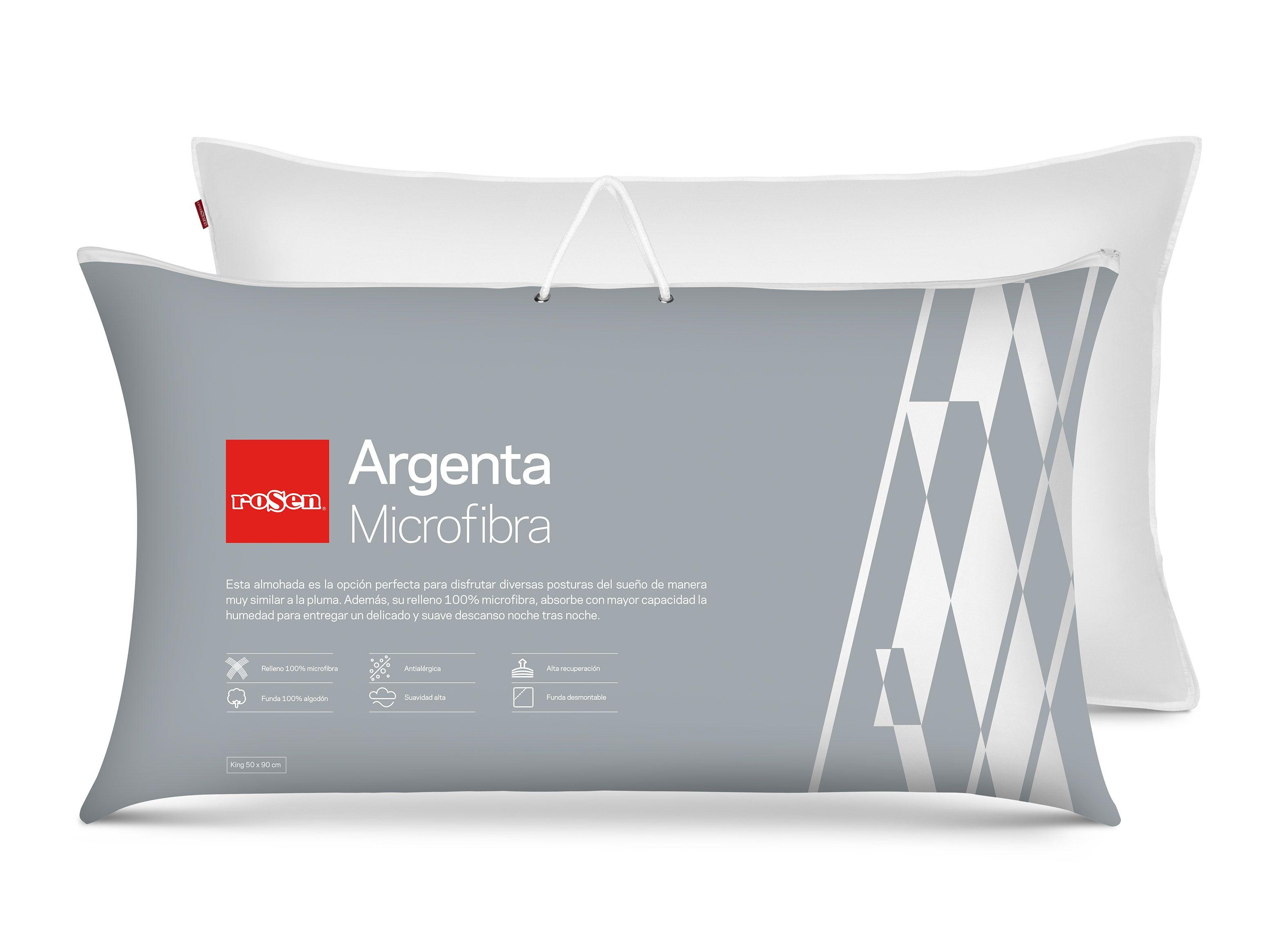 Almohada King Microfibra Argenta 50 x 90 cm-1
