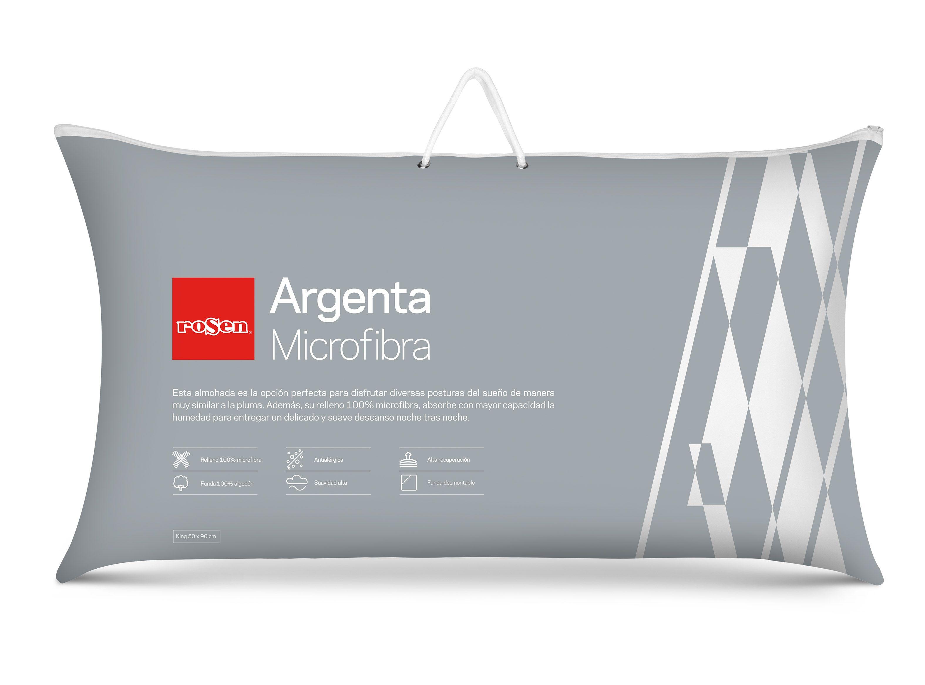 Almohada King Microfibra Argenta 50 x 90 cm-0