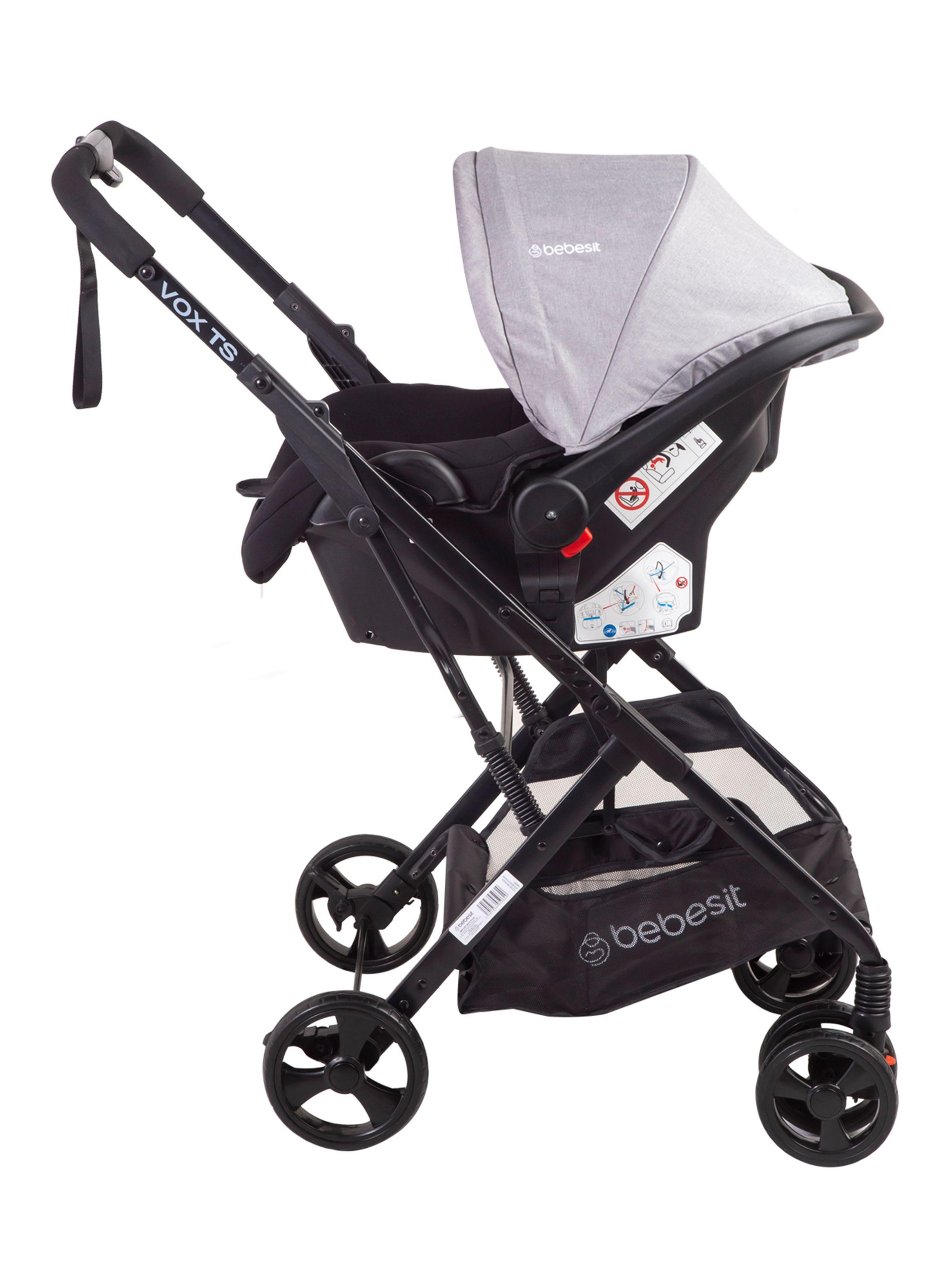 Coche Travel System Vox Beige Bebesit-2