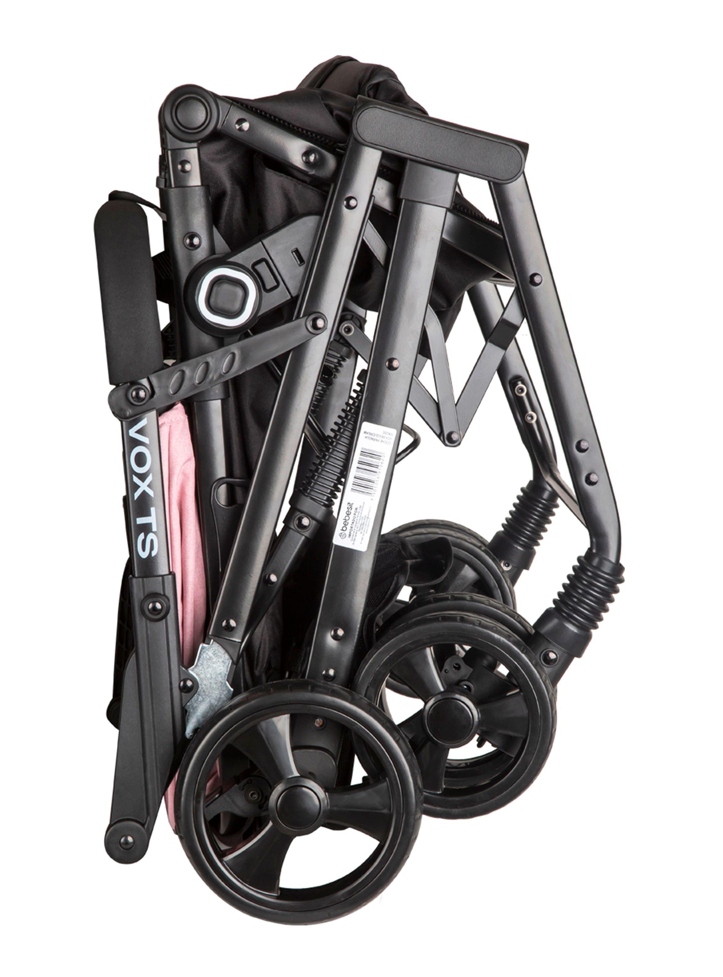 Coche Travel System Vox Rosado Bebesit-4
