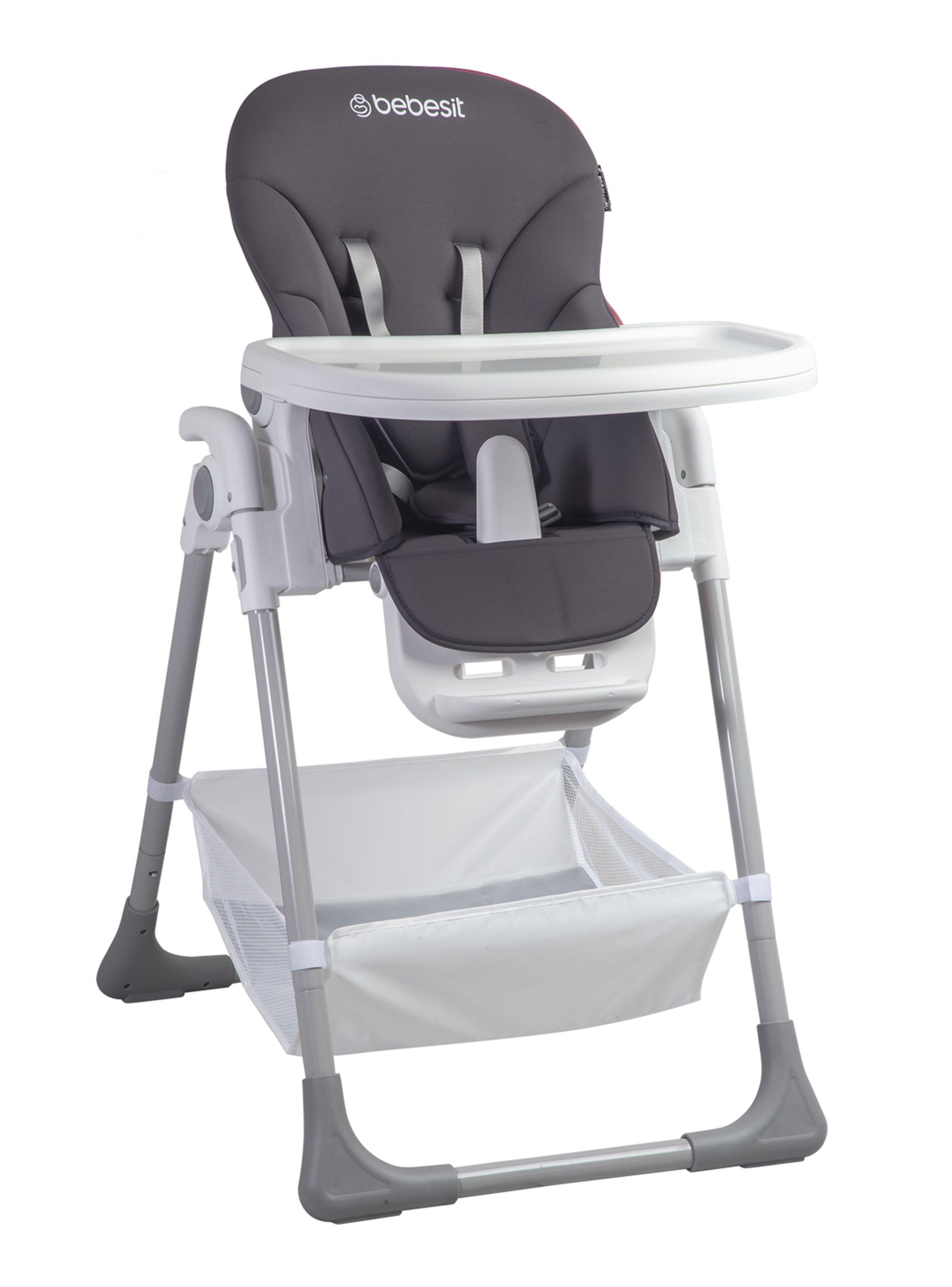 Silla de Comer Desmontable Snack LX Gris Bebesit-4