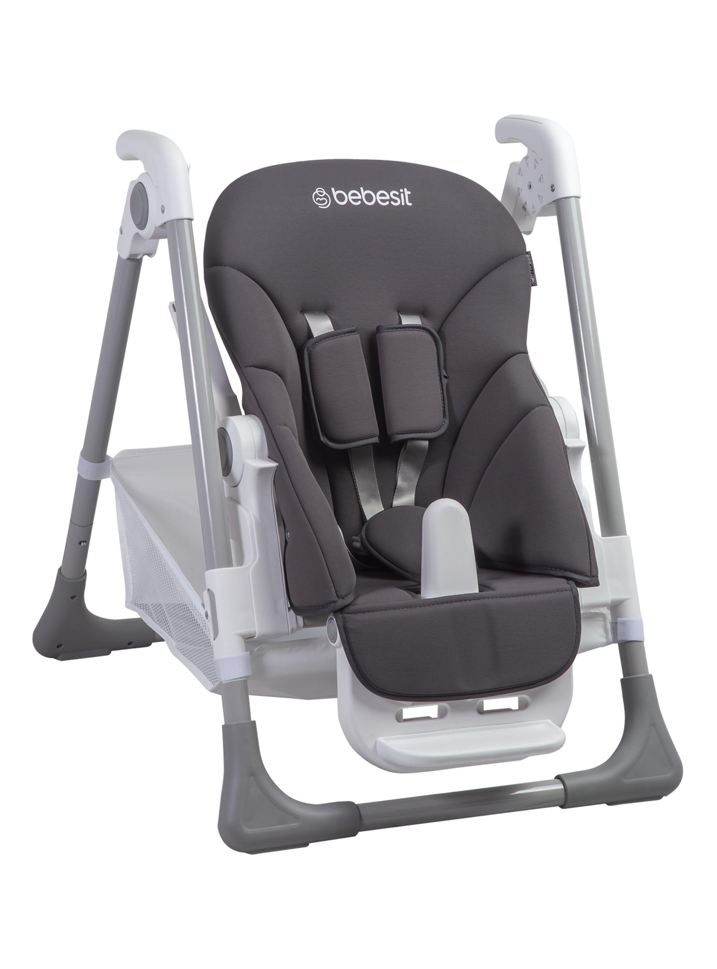 Silla de Comer Desmontable Snack LX Gris Bebesit-2