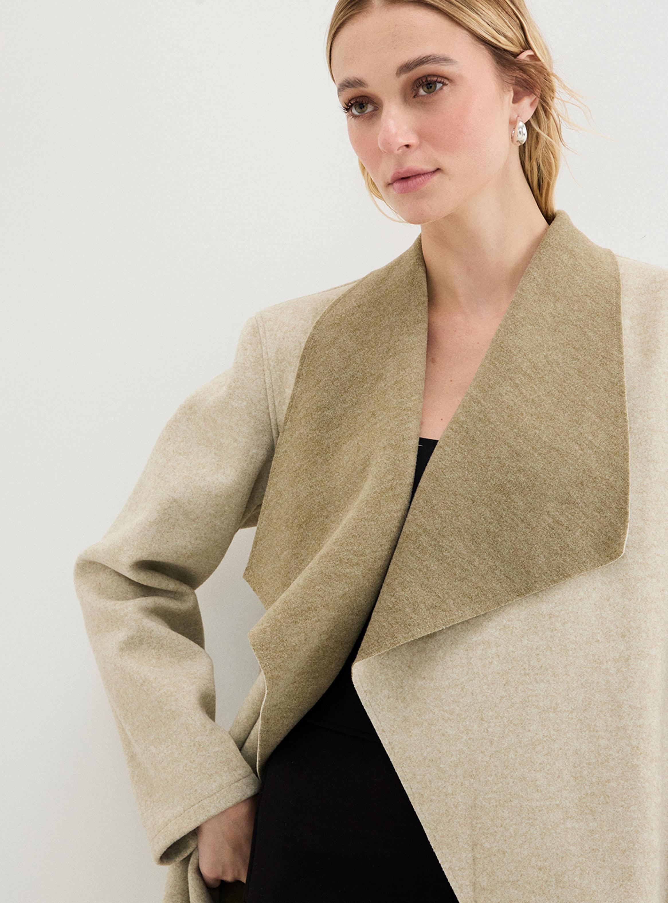 Chaquetón de Tope con Solapa Corte-3