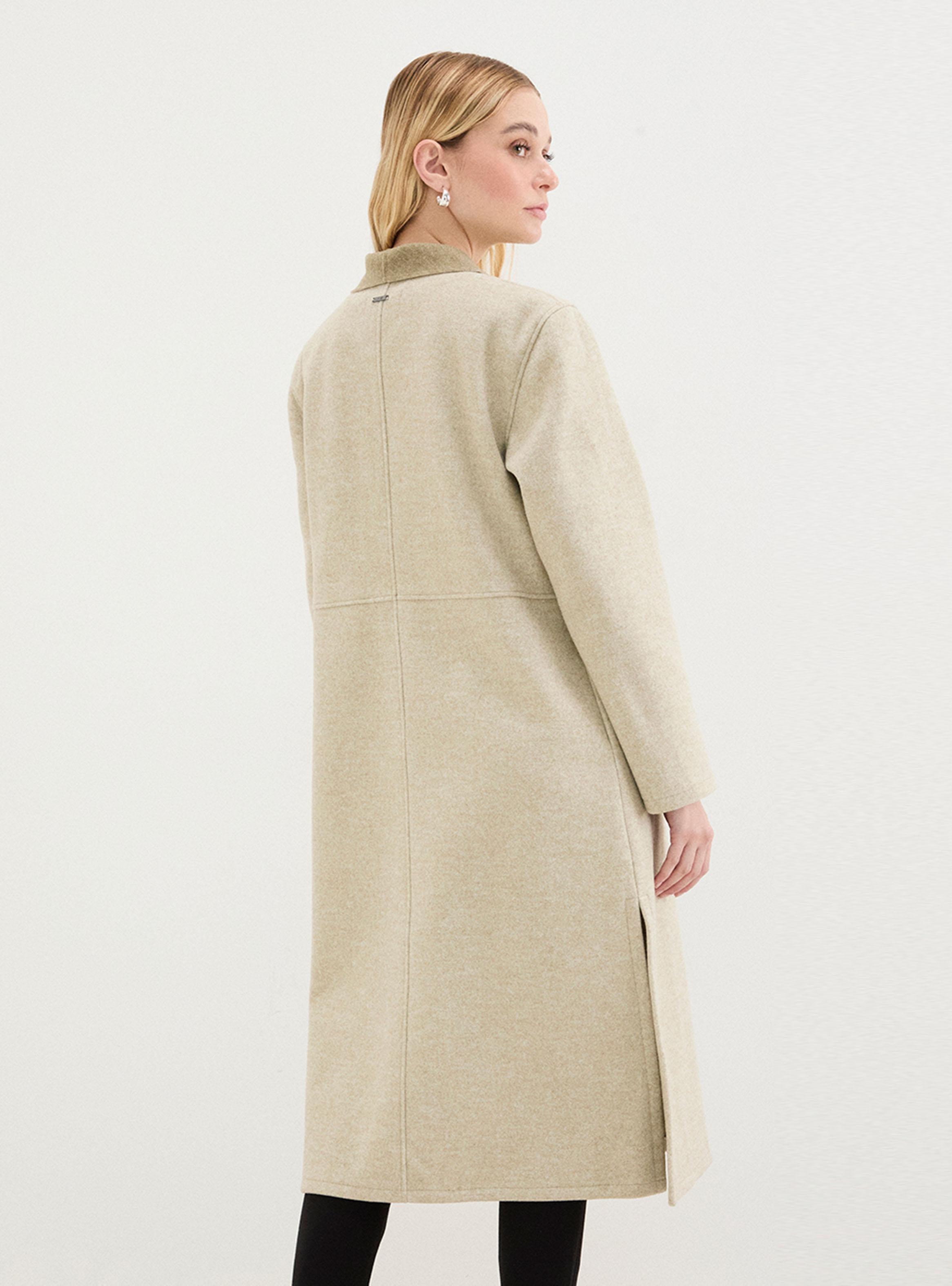 Chaquetón de Tope con Solapa Corte-1