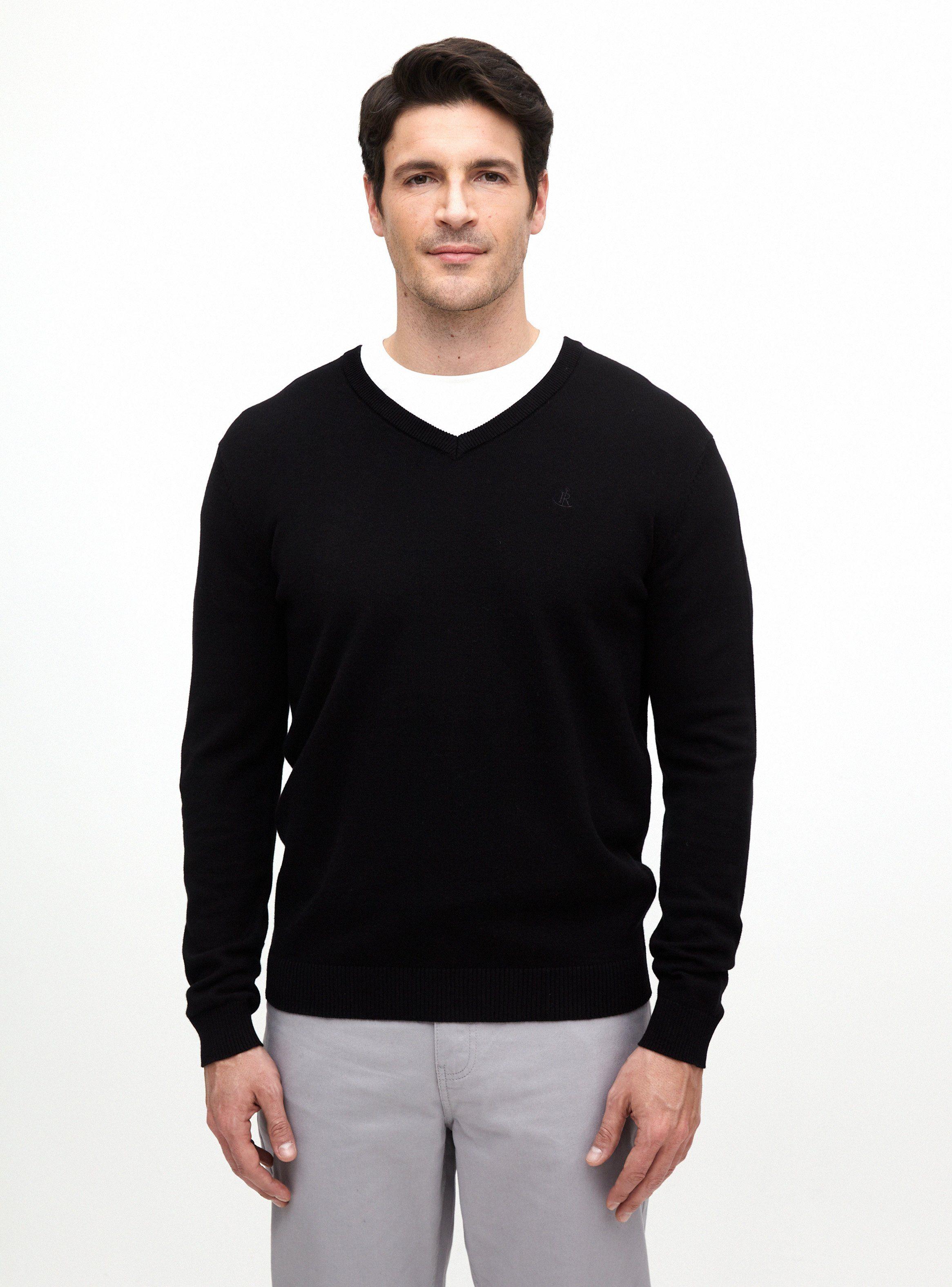 Sweater Básico 1 Liso Cuello V-0