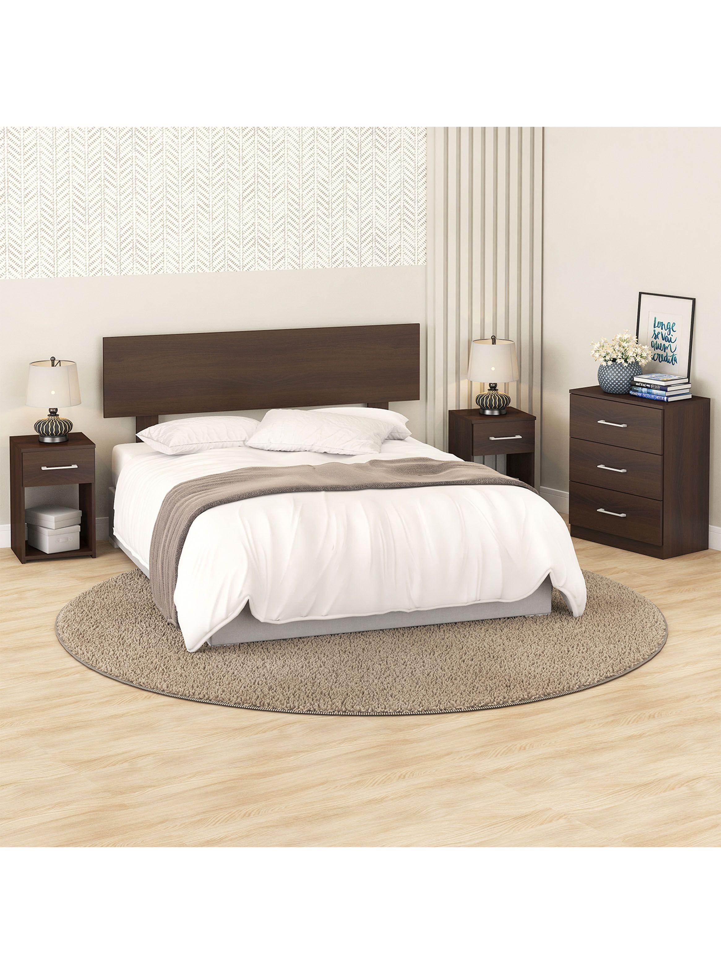 Set Respaldo 2P + 2 Veladores + Cómoda-4