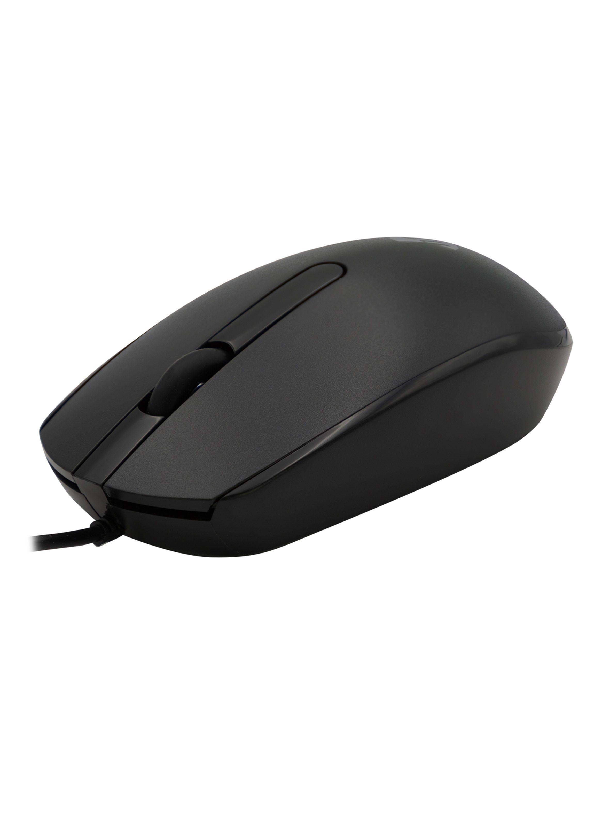 Mouse Alámbrico M10 Negro-1