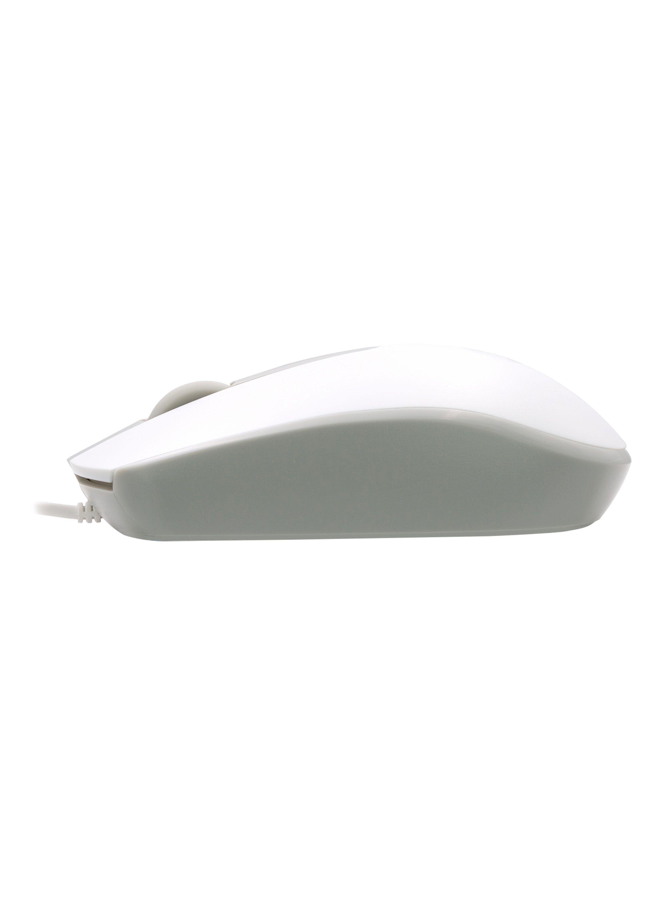 Mouse Alámbrico M10 Blanco-3