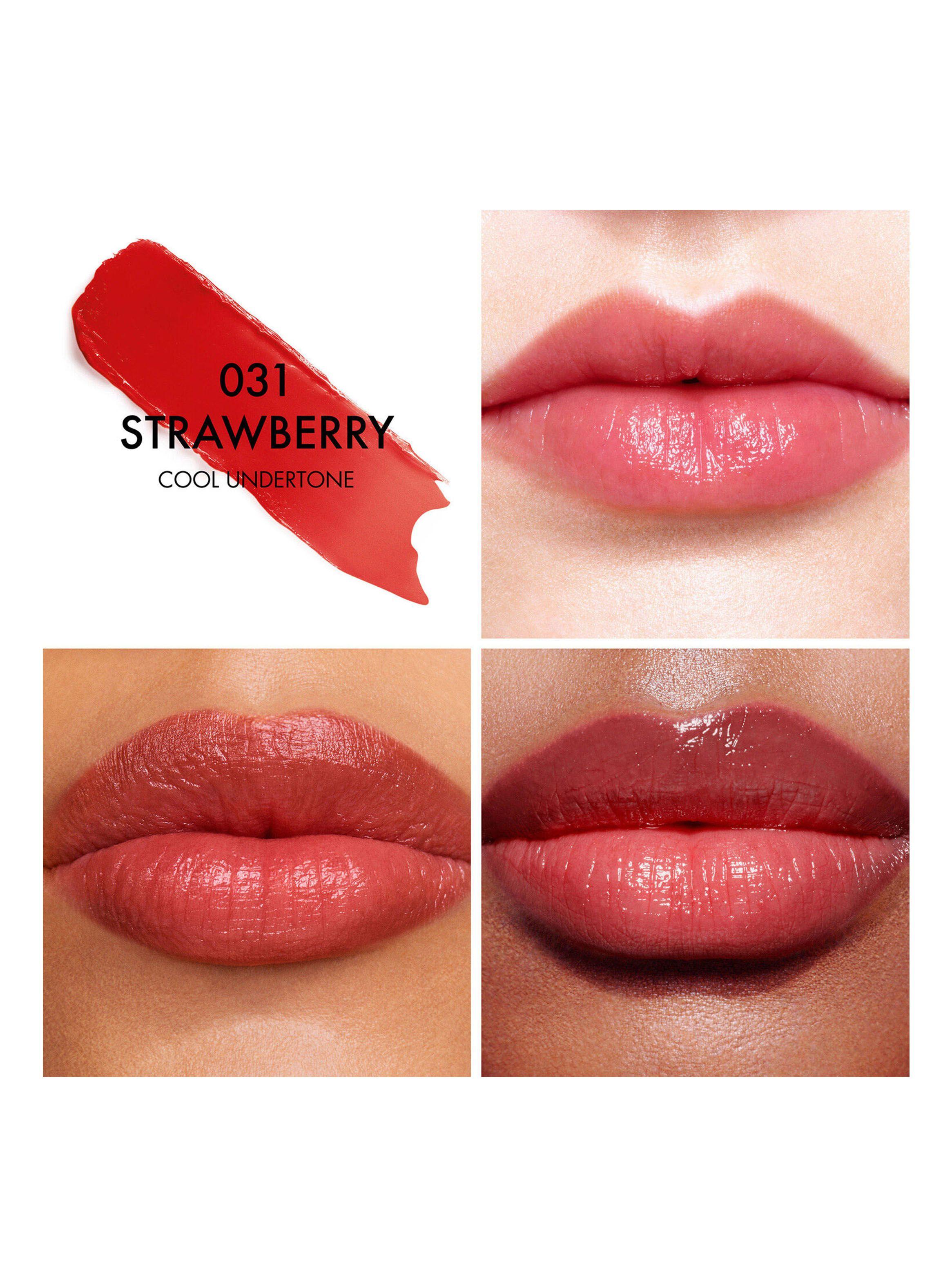 Dior Addict Lip Glow 031 Strawberry Subtono Frío 3.20g-2