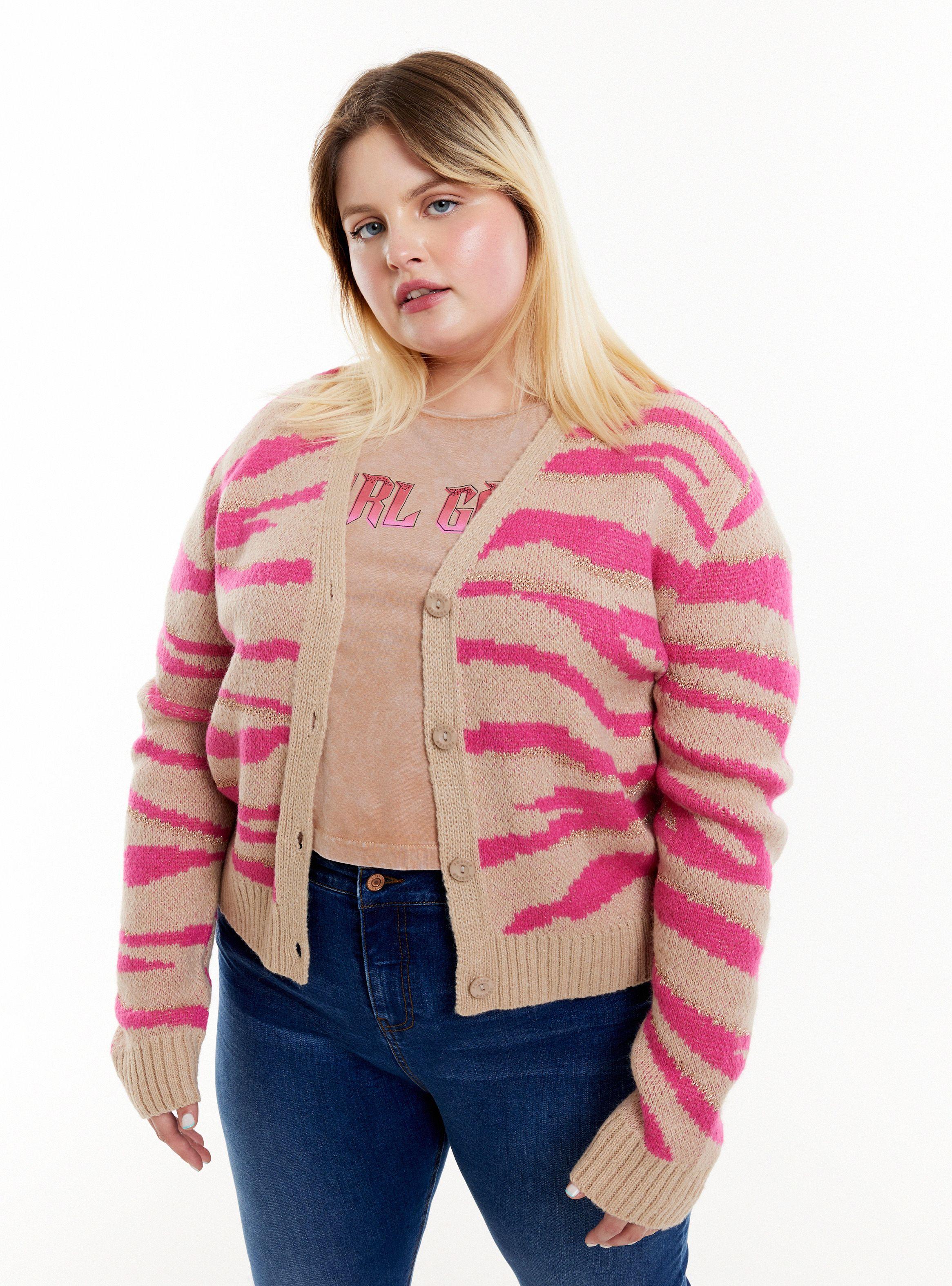 Chaleco Tejido Diseño Animal con Lurex-4