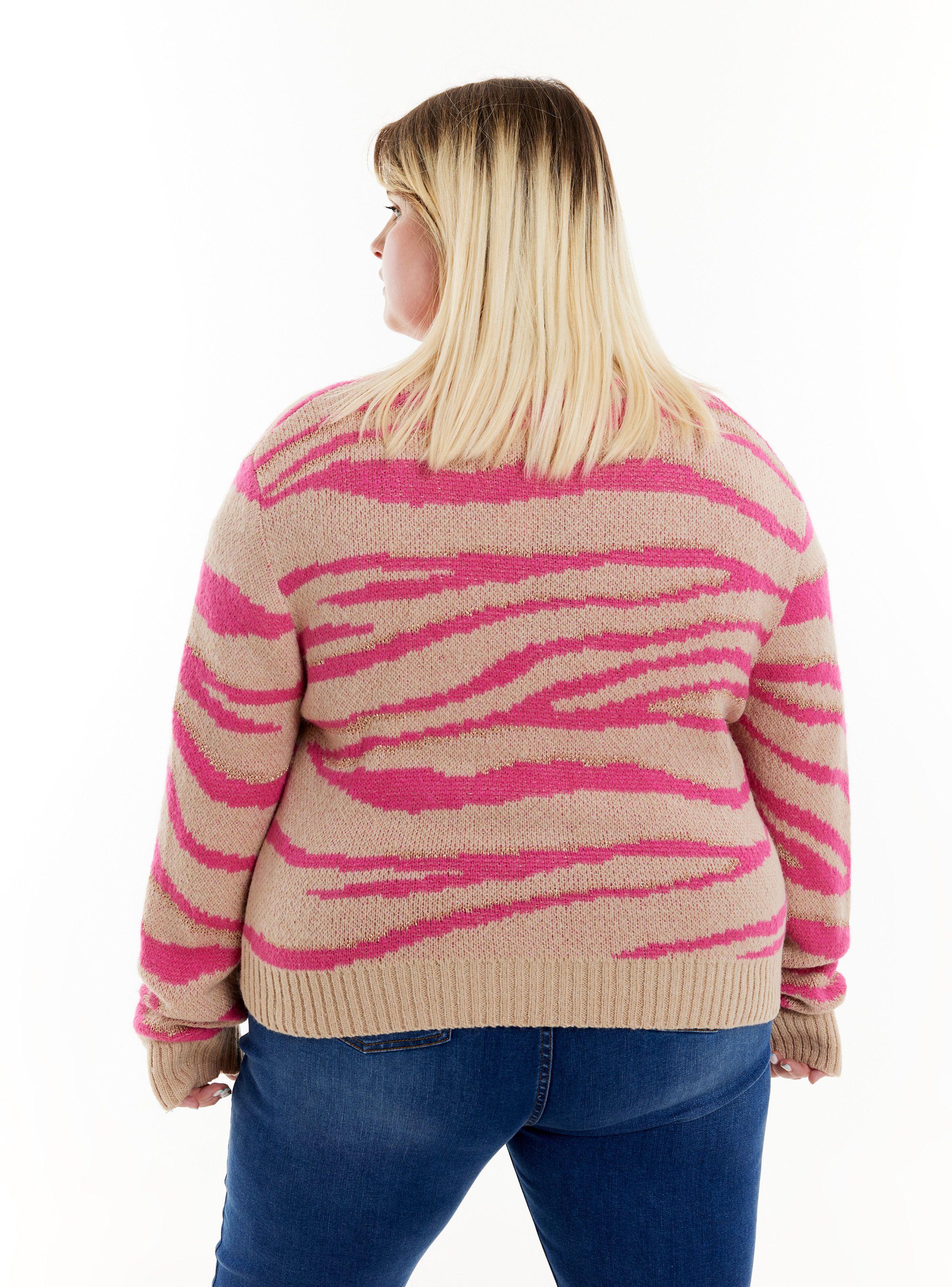 Chaleco Tejido Diseño Animal con Lurex-5