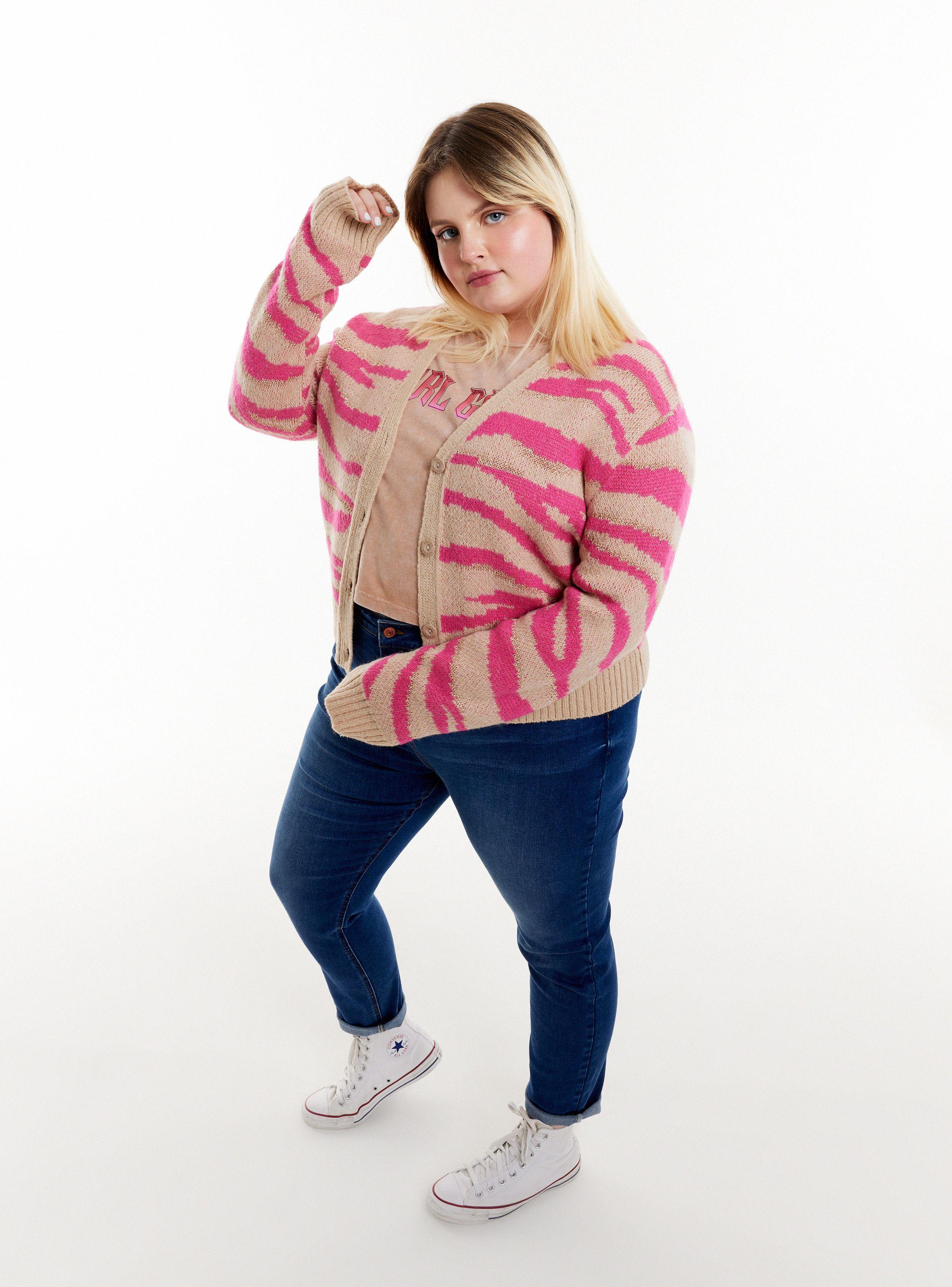 Chaleco Tejido Diseño Animal con Lurex-7