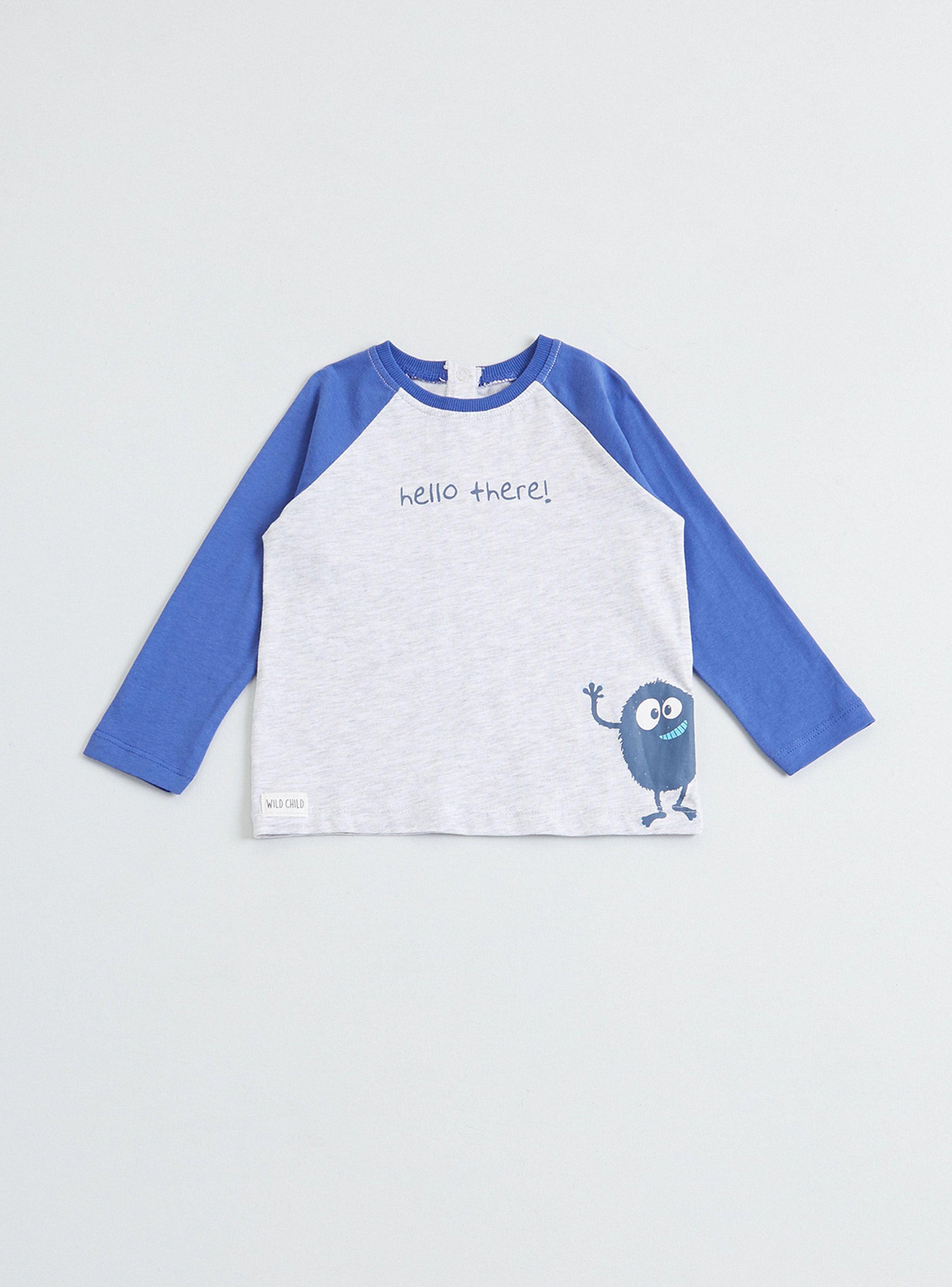 Polera Estampada Animalitos Algodón-0