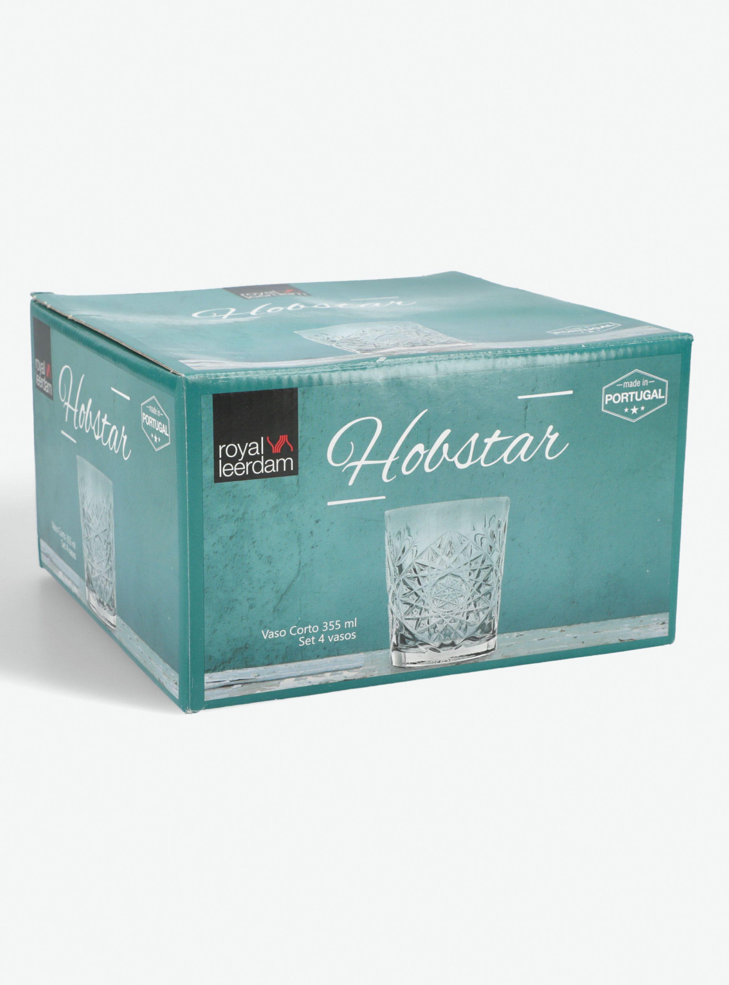 Set 4 Vasos Cortos Hobstar-1