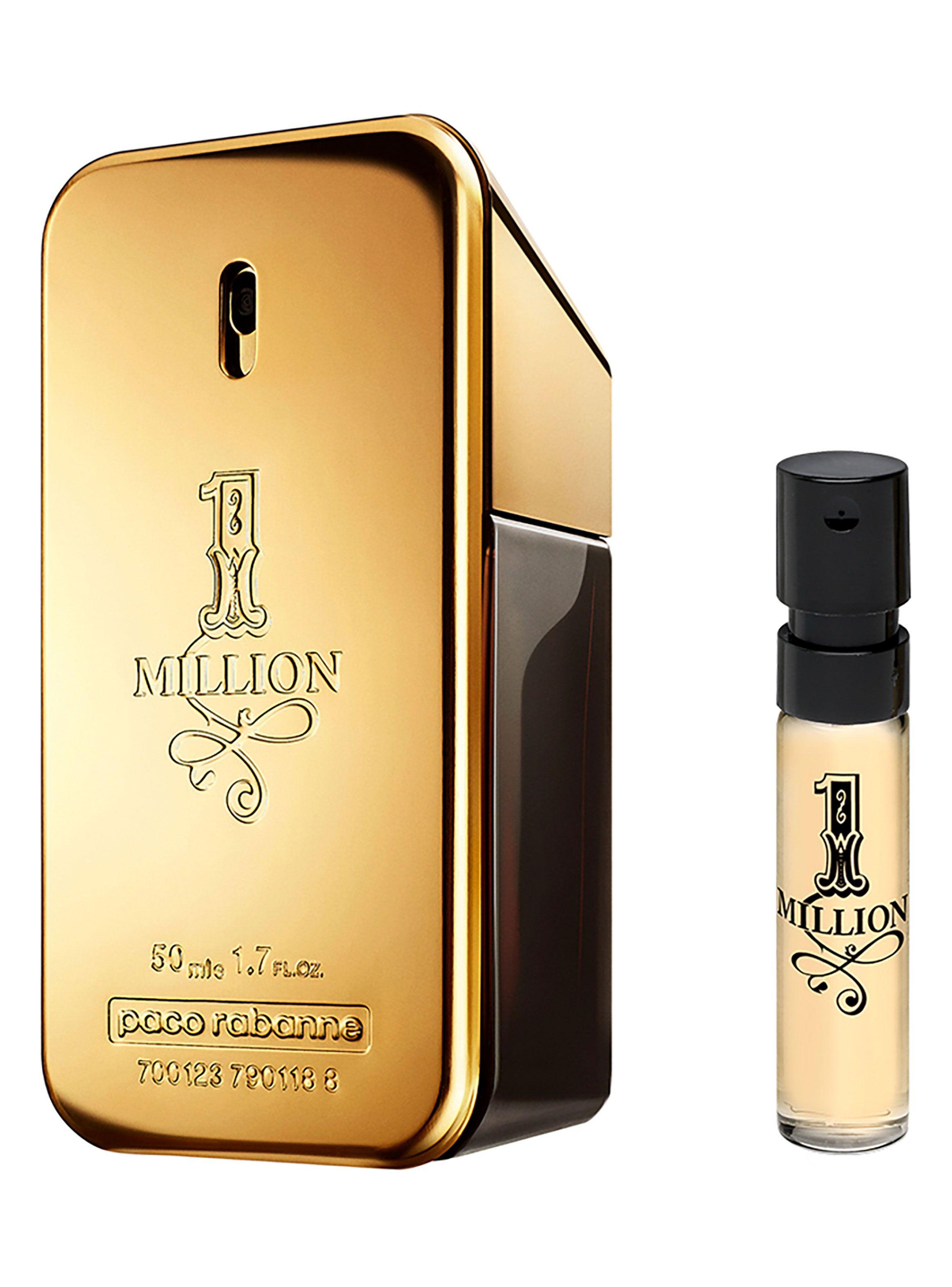 Perfume Paco Rabanne One Million EDT 50 ml + Muestra 1.5 ml-0