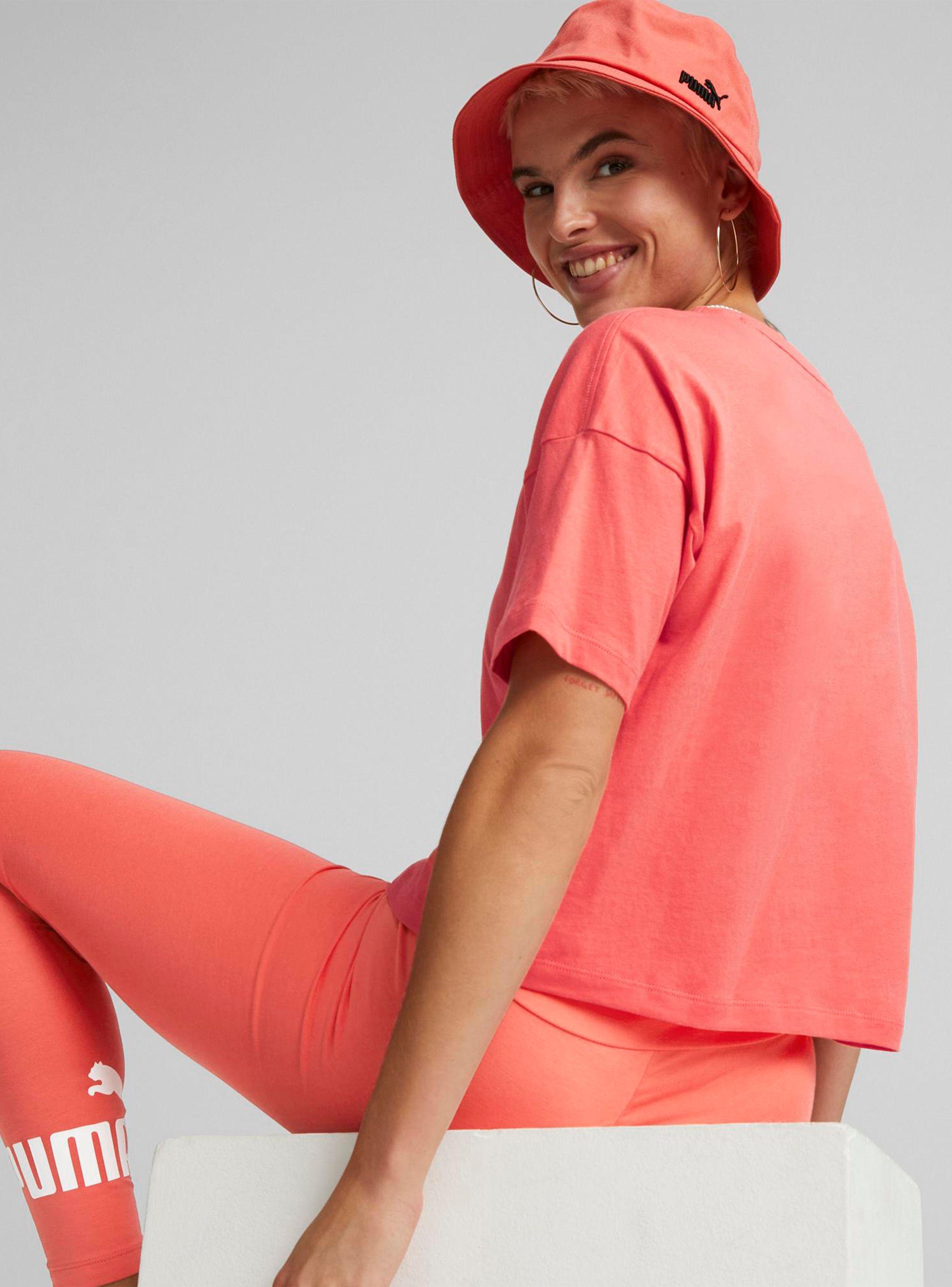 Polera Manga Corta ESS Cropped Logo Tee Mujer-1