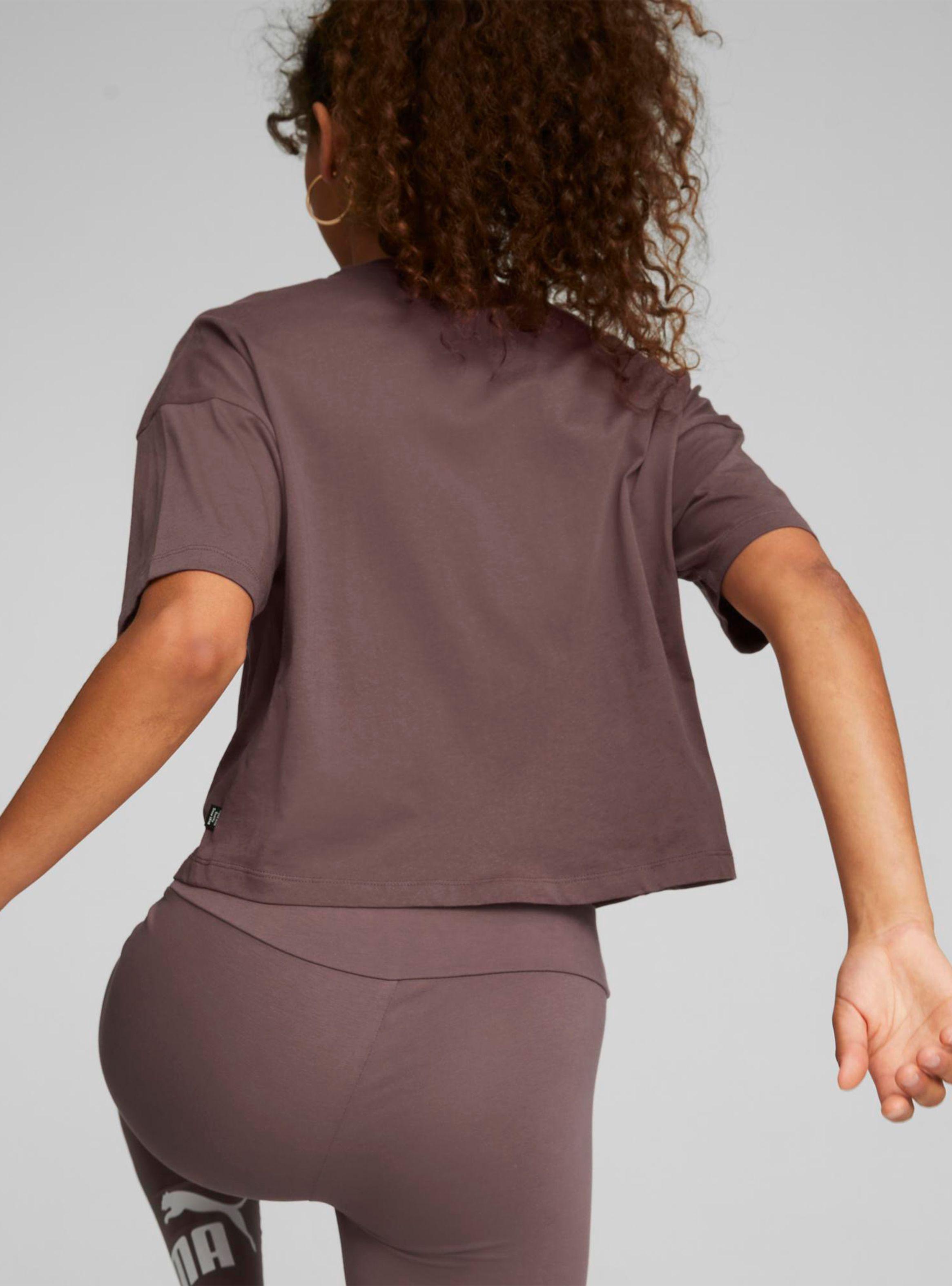 Polera Café Ess Cropped Logo Tee Mujer-1