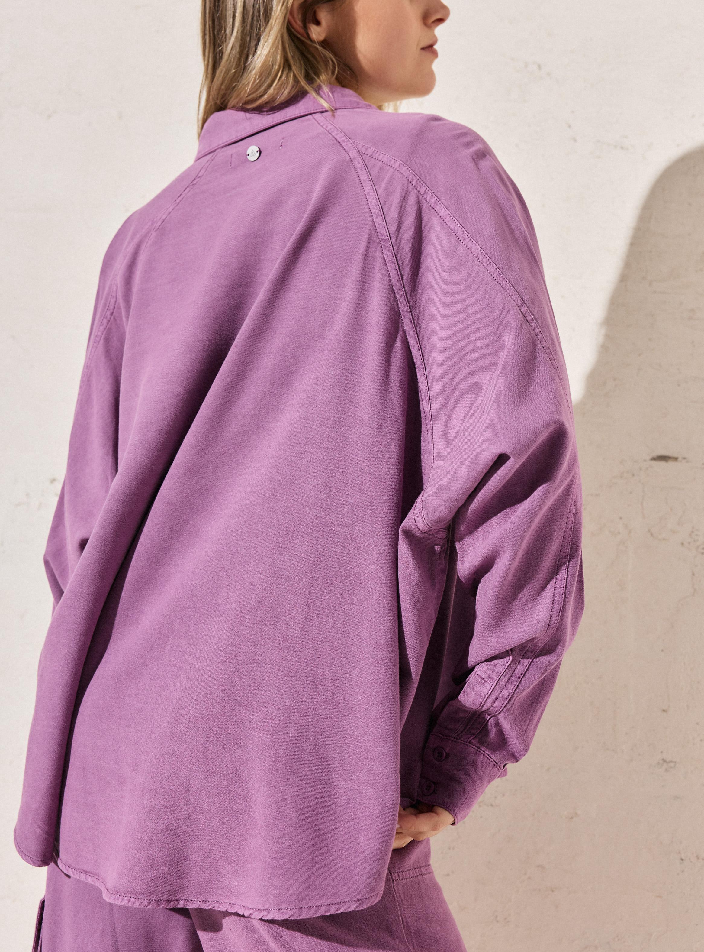 Blusa Lavada Suelta-3