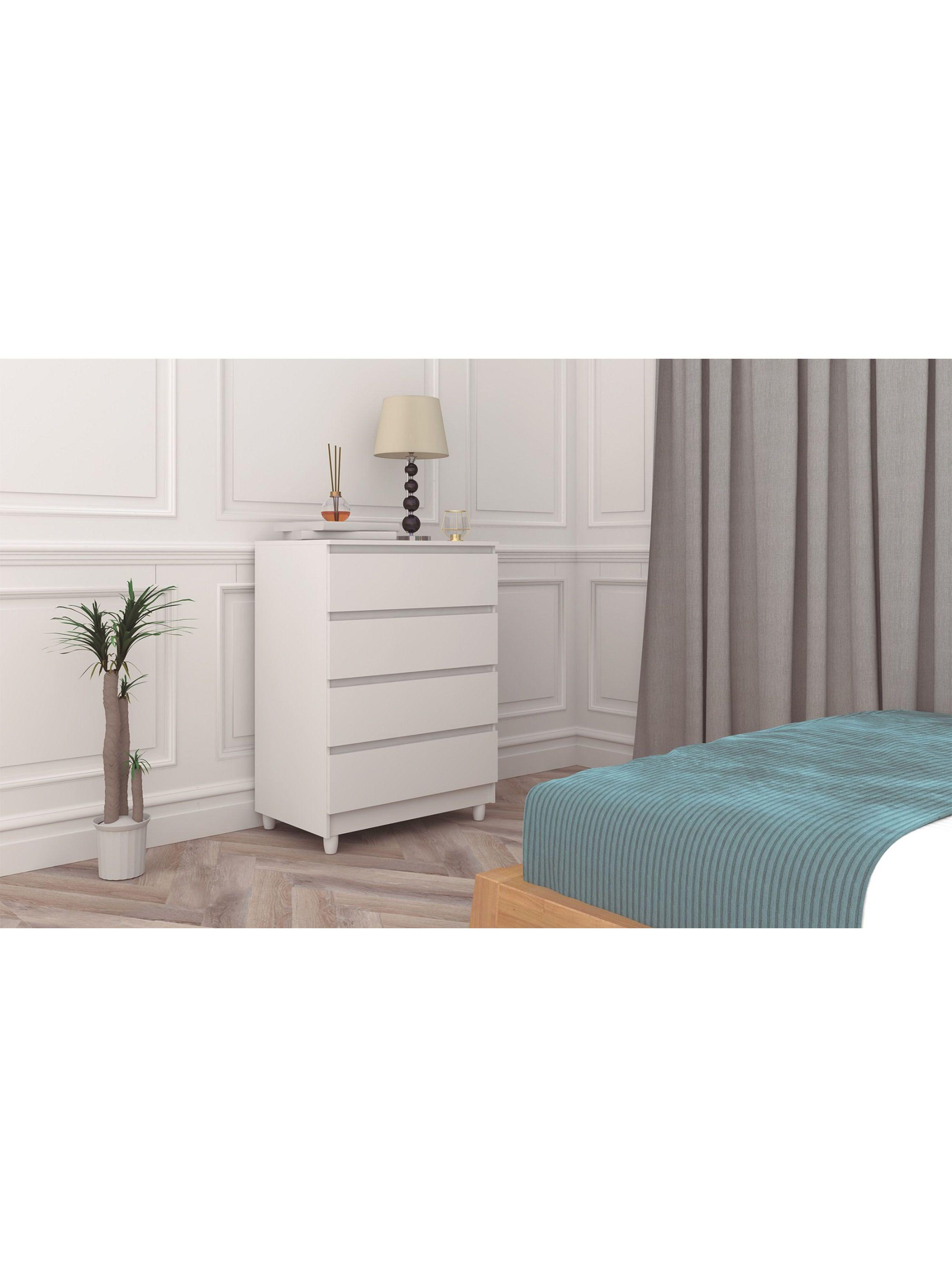 Cómoda Río 4 Cajones Blanco-3